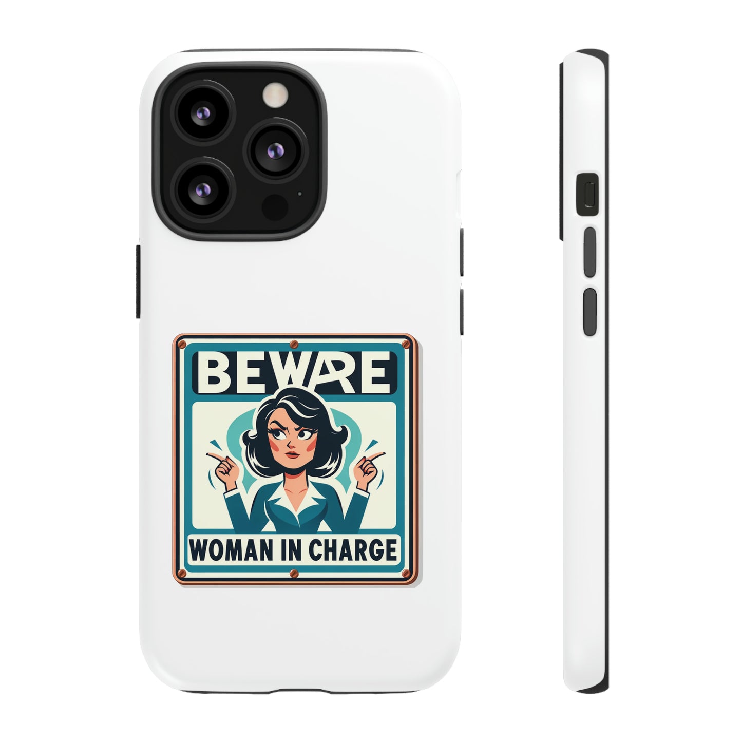 Woman In Charge (Retro 70s - White) - Tough Cases