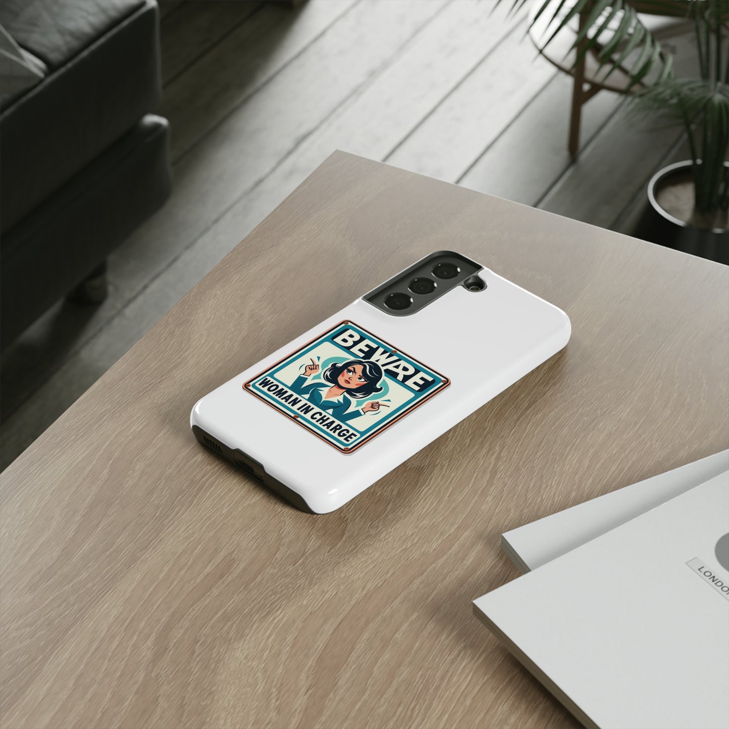 Woman In Charge (Retro 70s - White) - Tough Cases