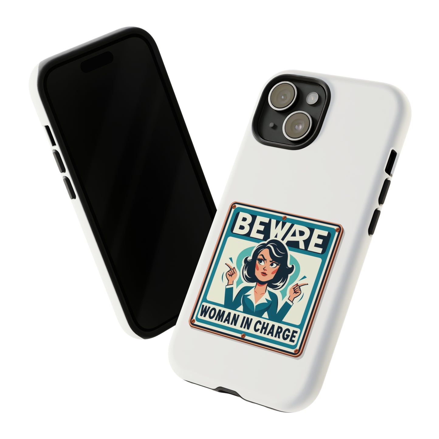 Woman In Charge (Retro 70s - White) - Tough Cases