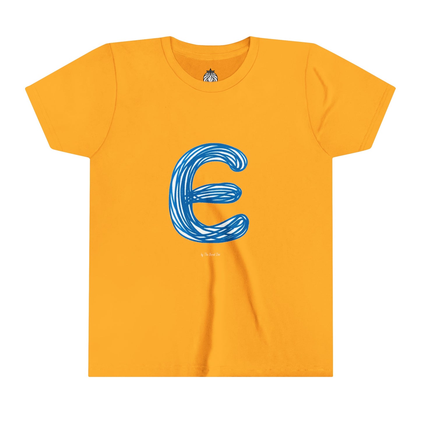 Scribbles (Letter E) T-Shirt - Youth Short Sleeve Tee