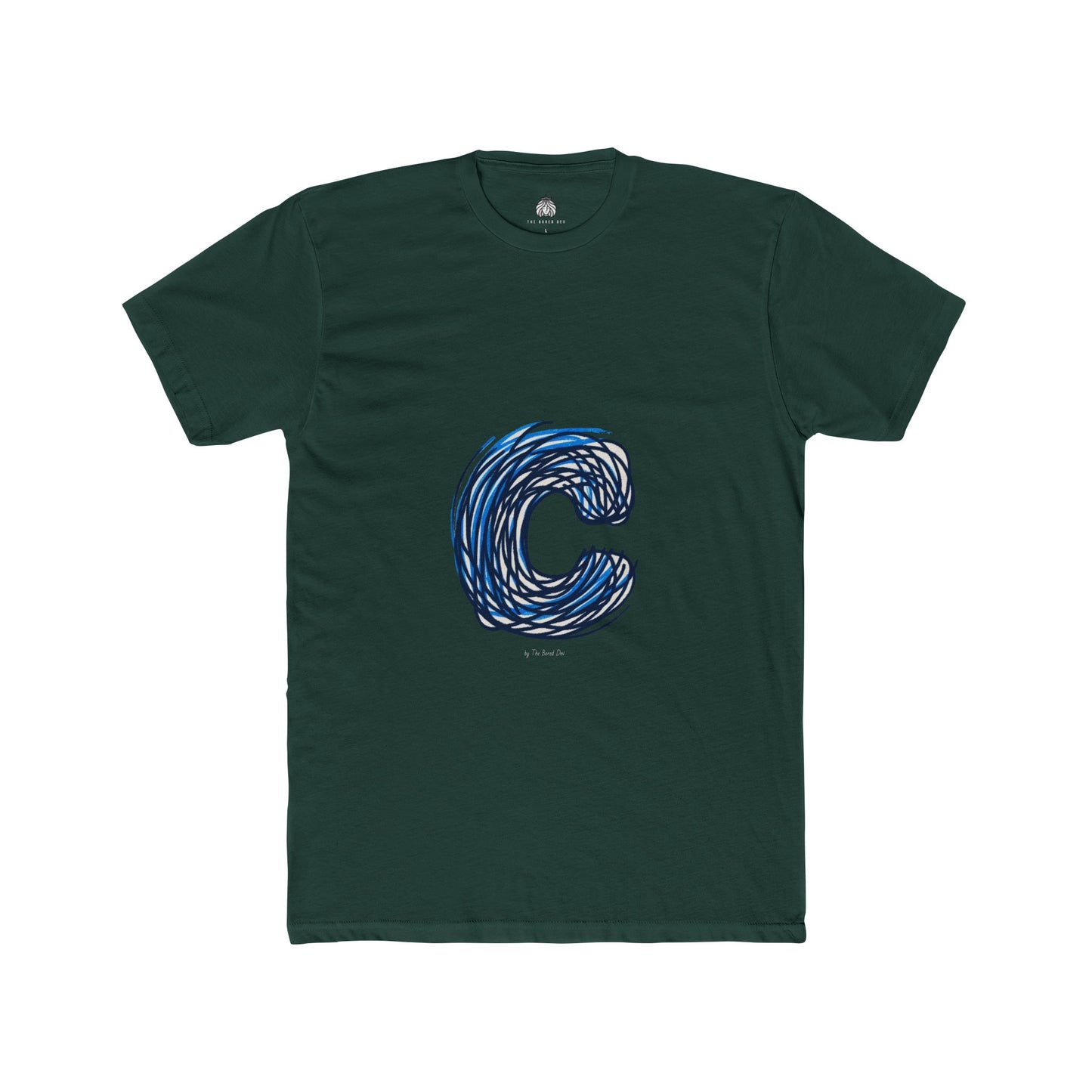 Scribbles (Letter C) T-Shirt - Men