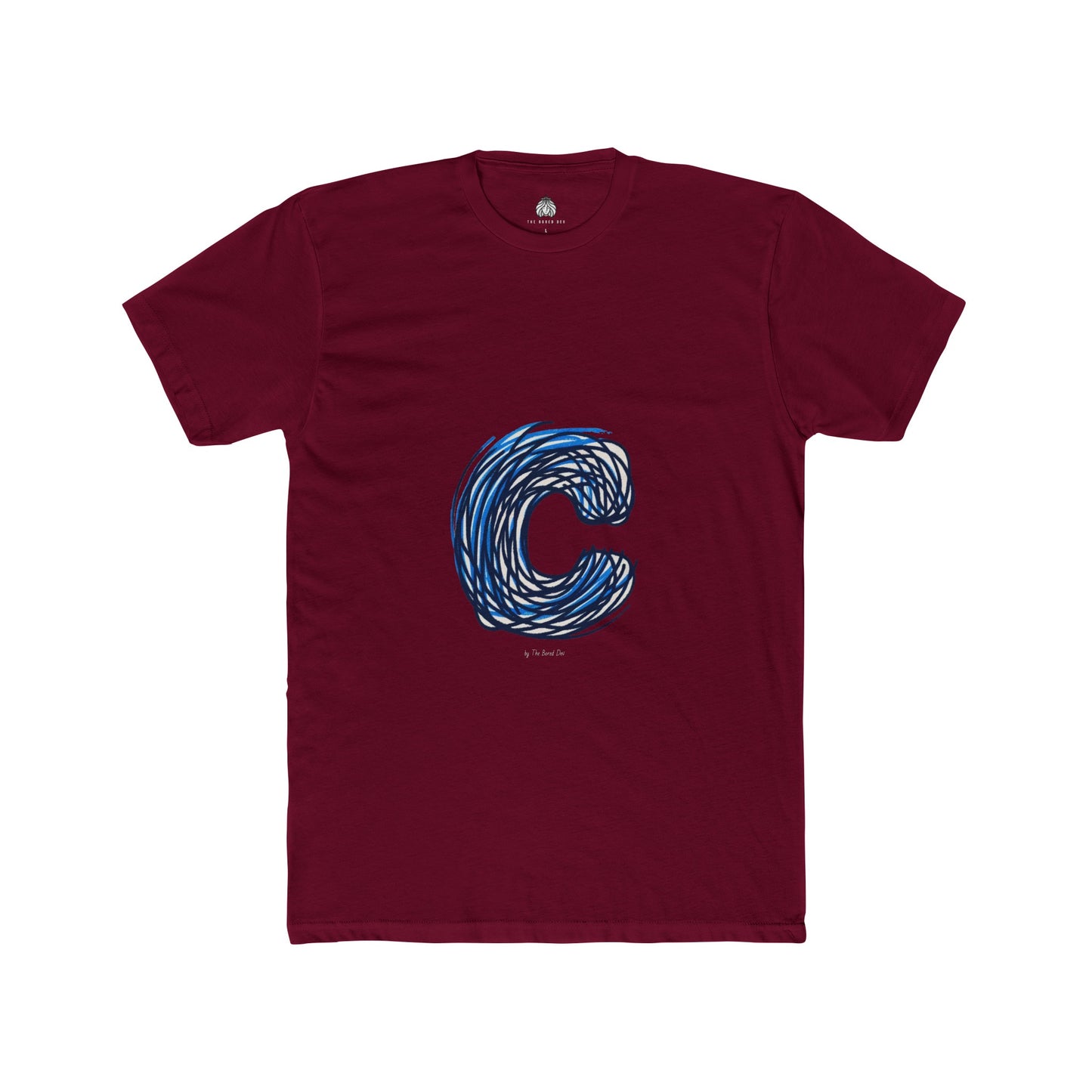 Scribbles (Letter C) T-Shirt - Men