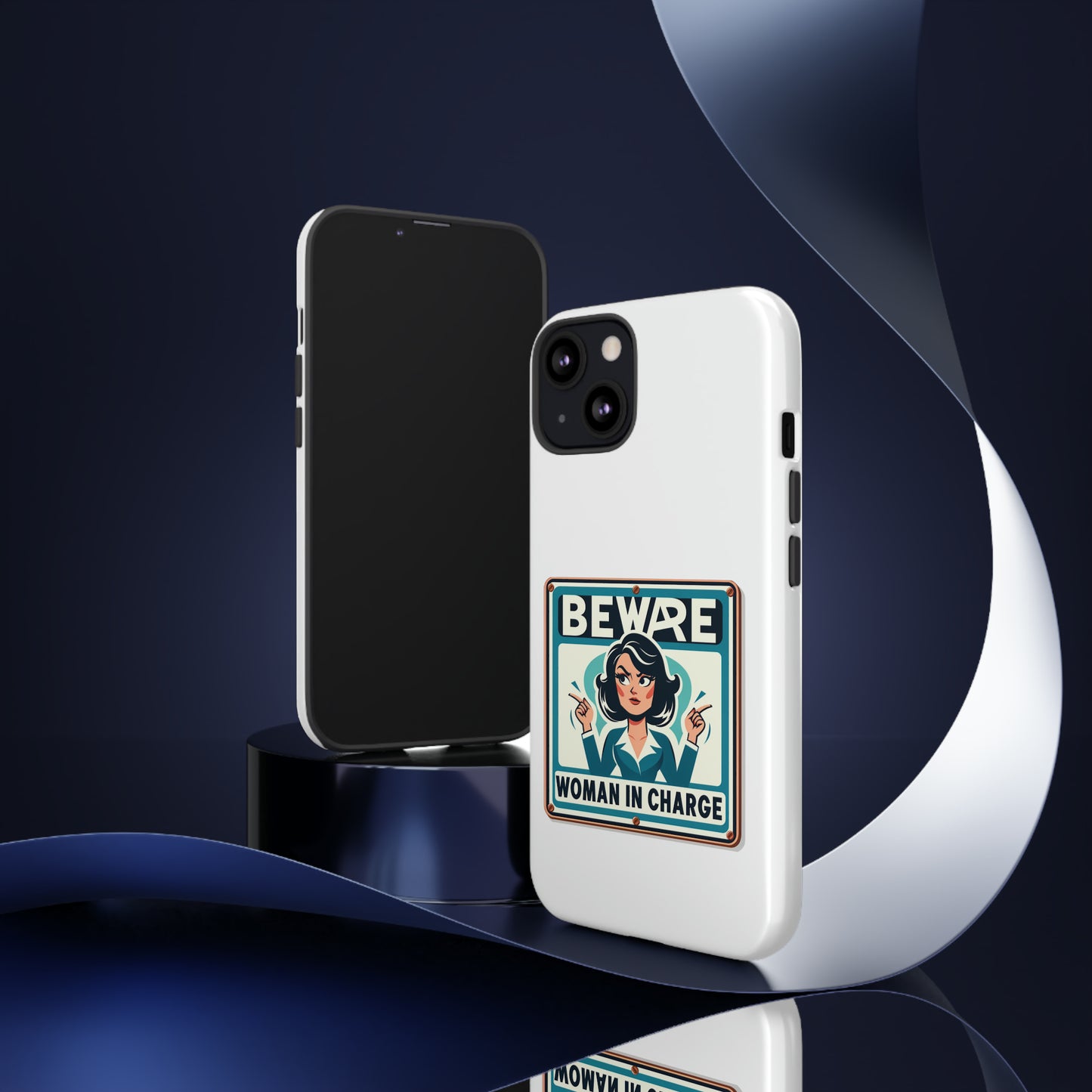 Woman In Charge (Retro 70s - White) - Tough Cases