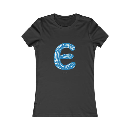 Scribbles (Letter E) T-shirt - Women's Favorite Tee