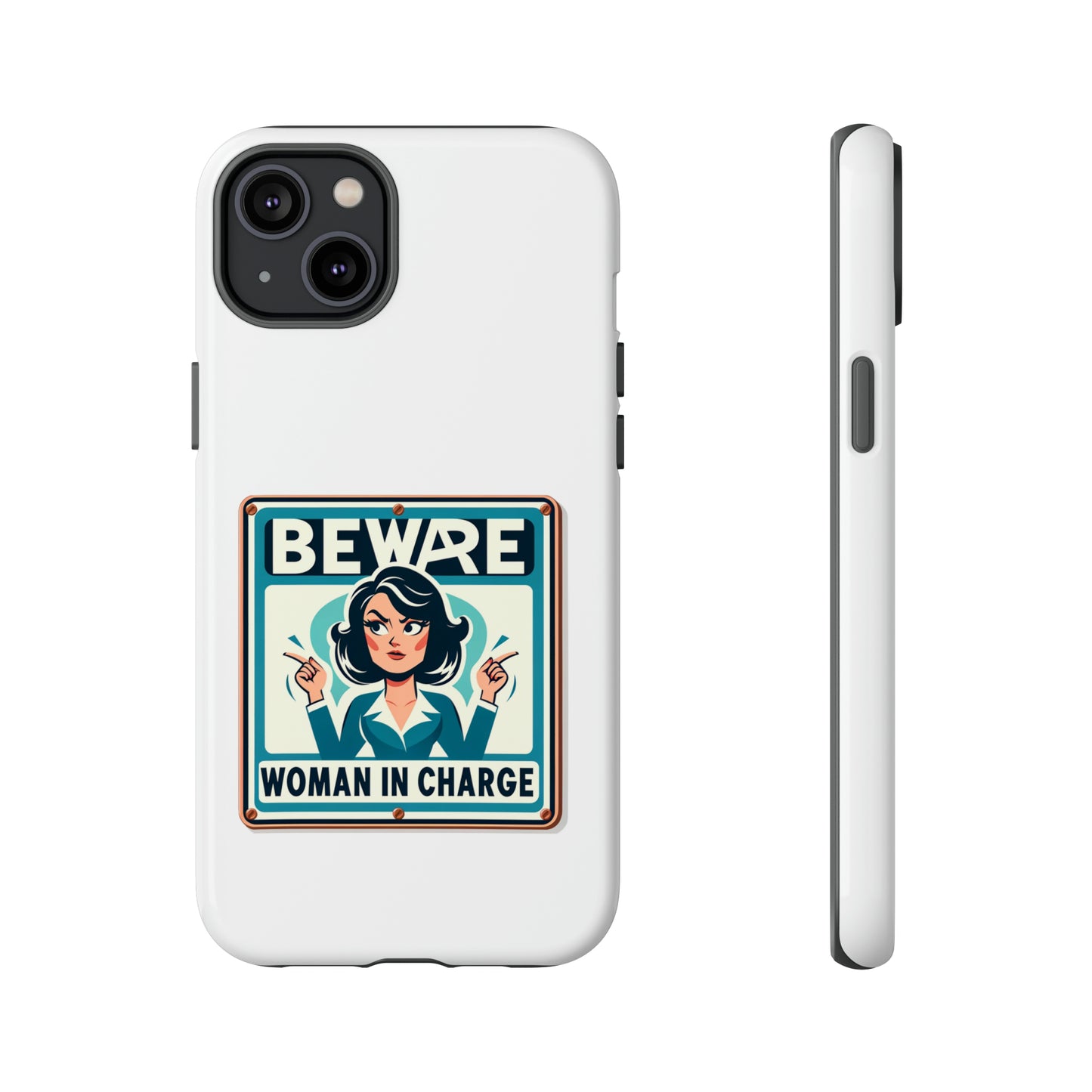 Woman In Charge (Retro 70s - White) - Tough Cases