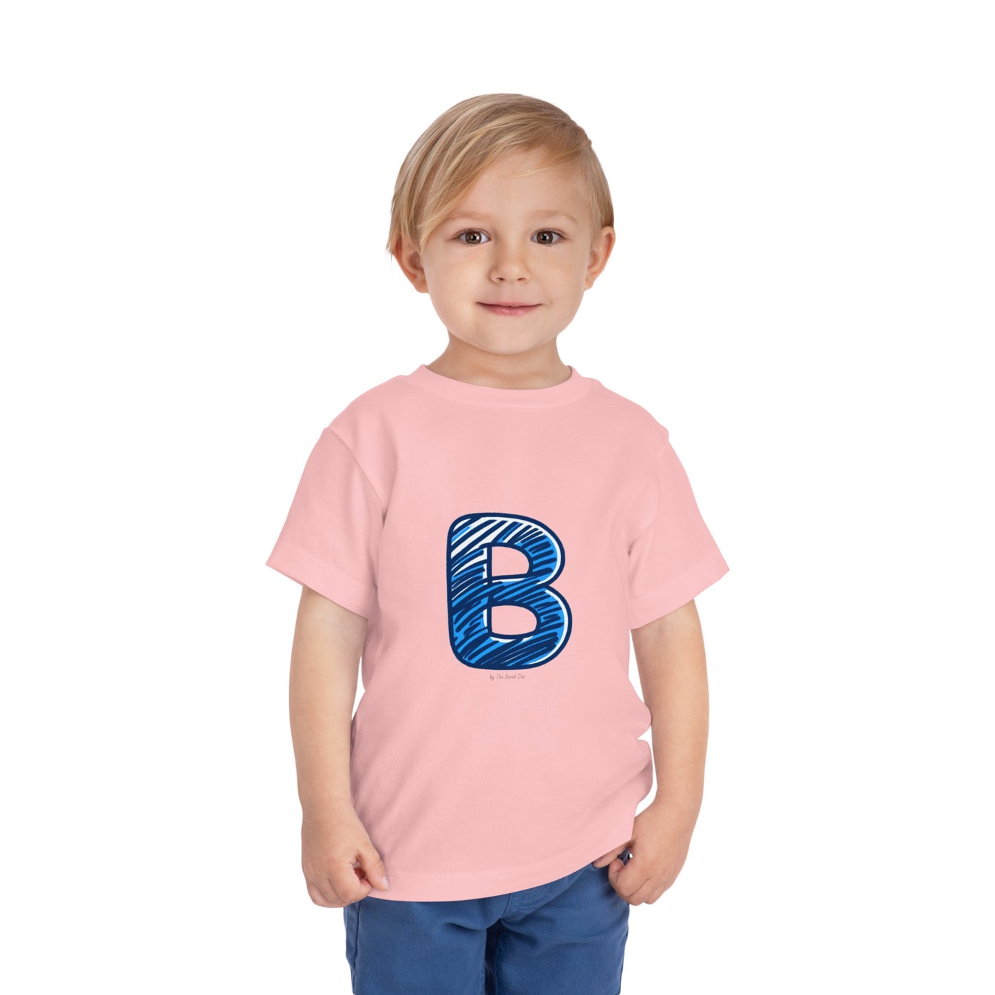 Scribbles (Letter B) T-Shirt - Toddler Short Sleeve Tee