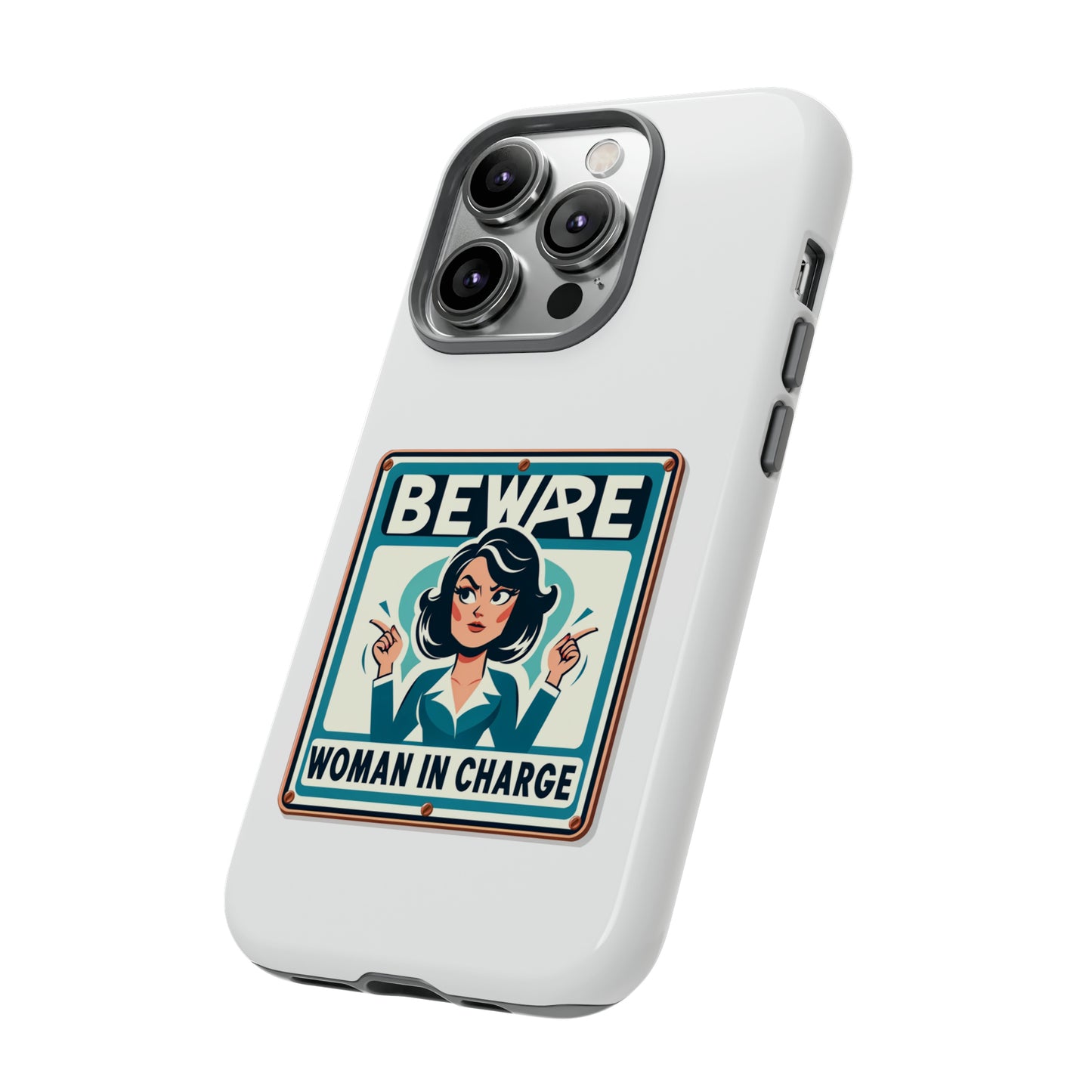 Woman In Charge (Retro 70s - White) - Tough Cases