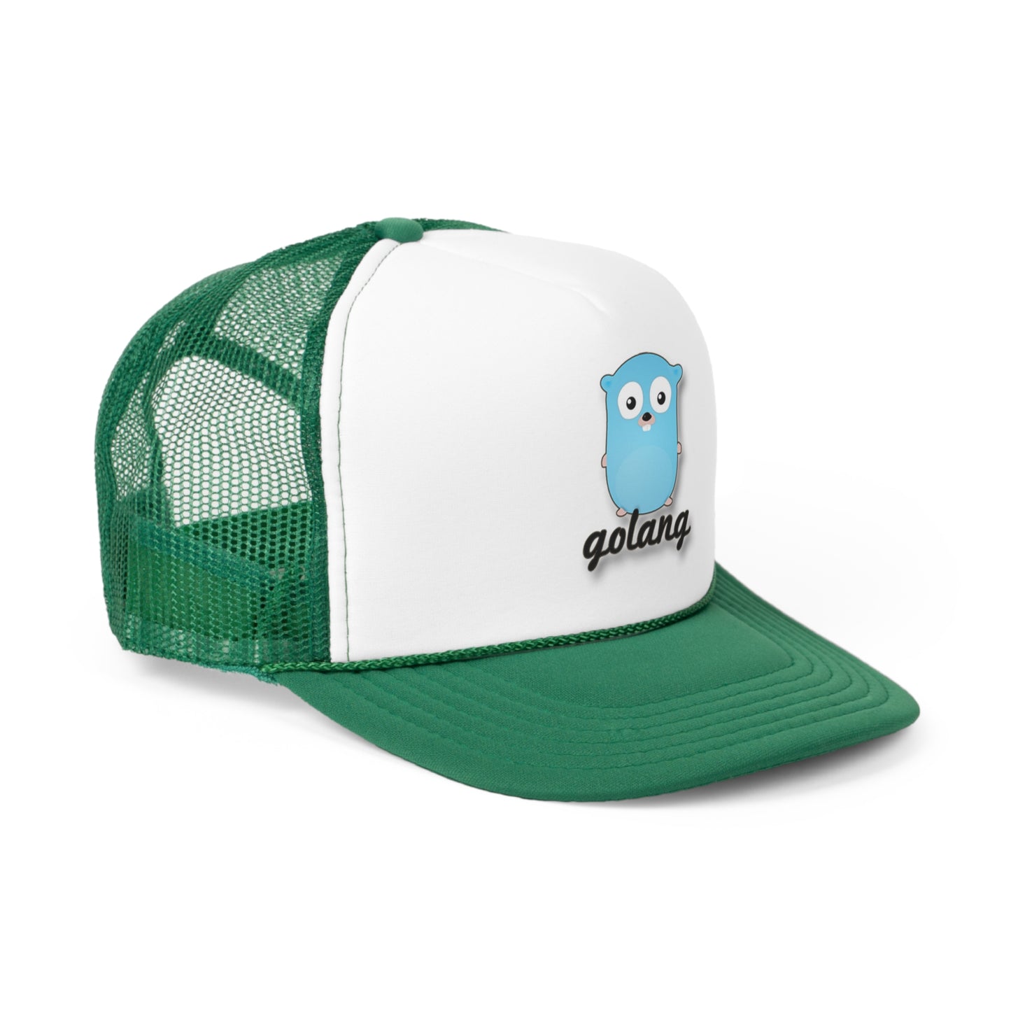 Golang Logo & Text - Trucker Cap