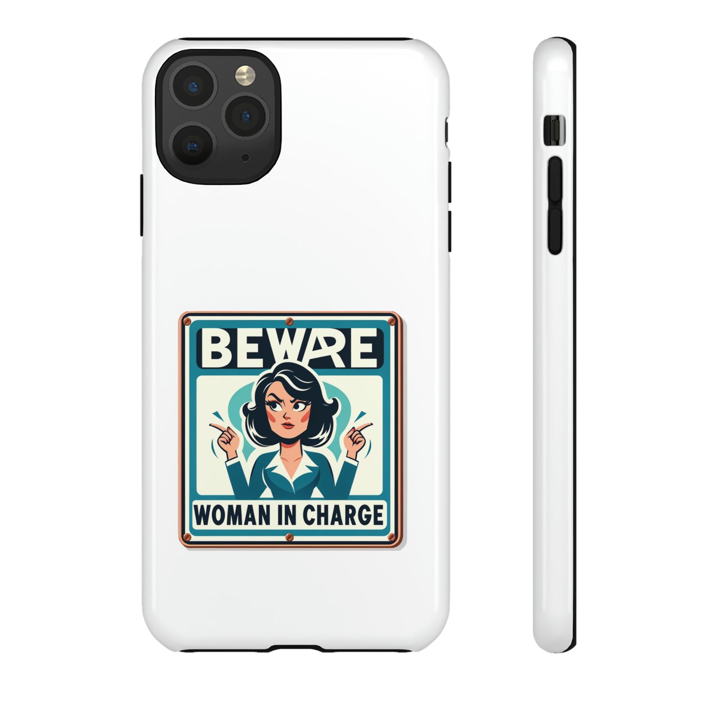 Woman In Charge (Retro 70s - White) - Tough Cases