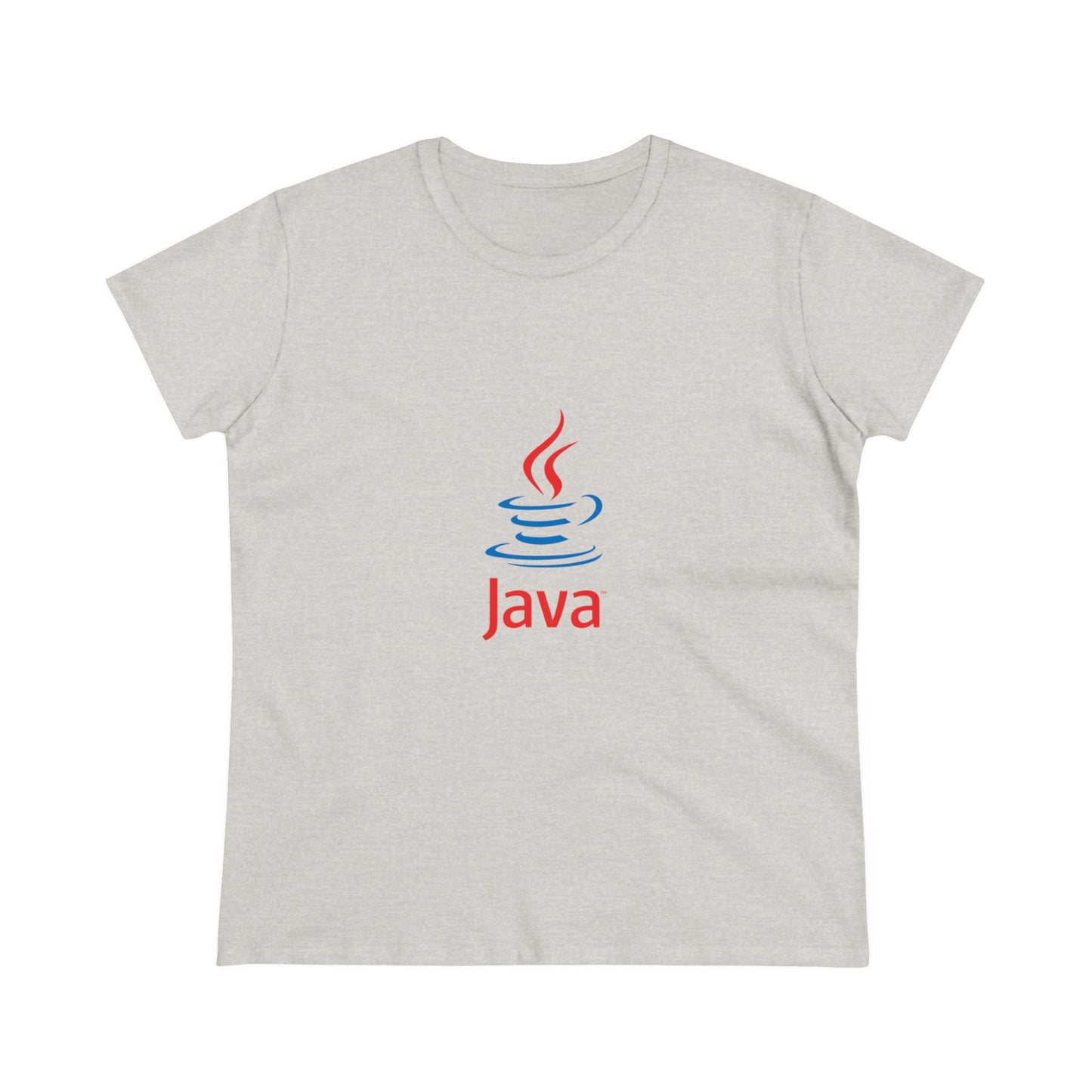 Java Logo T-shirt - Women's Midweight Cotton Tee