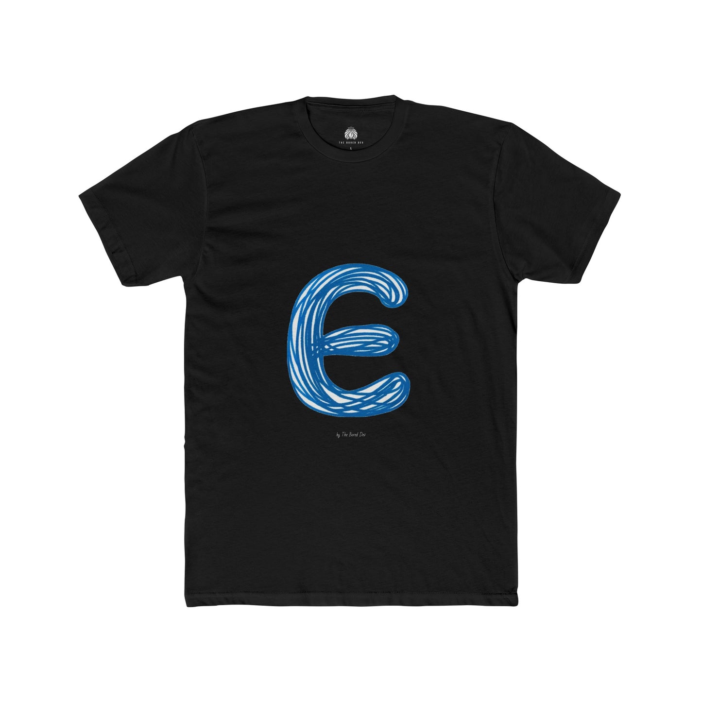 Scribbles (Letter E) T-Shirt - Men