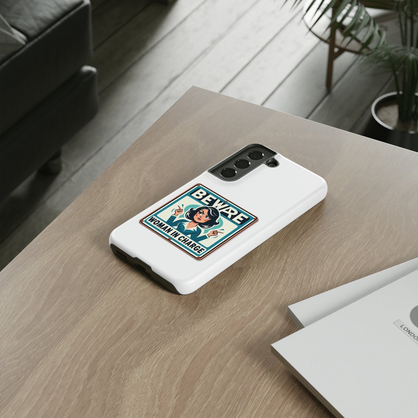Woman In Charge (Retro 70s - White) - Tough Cases