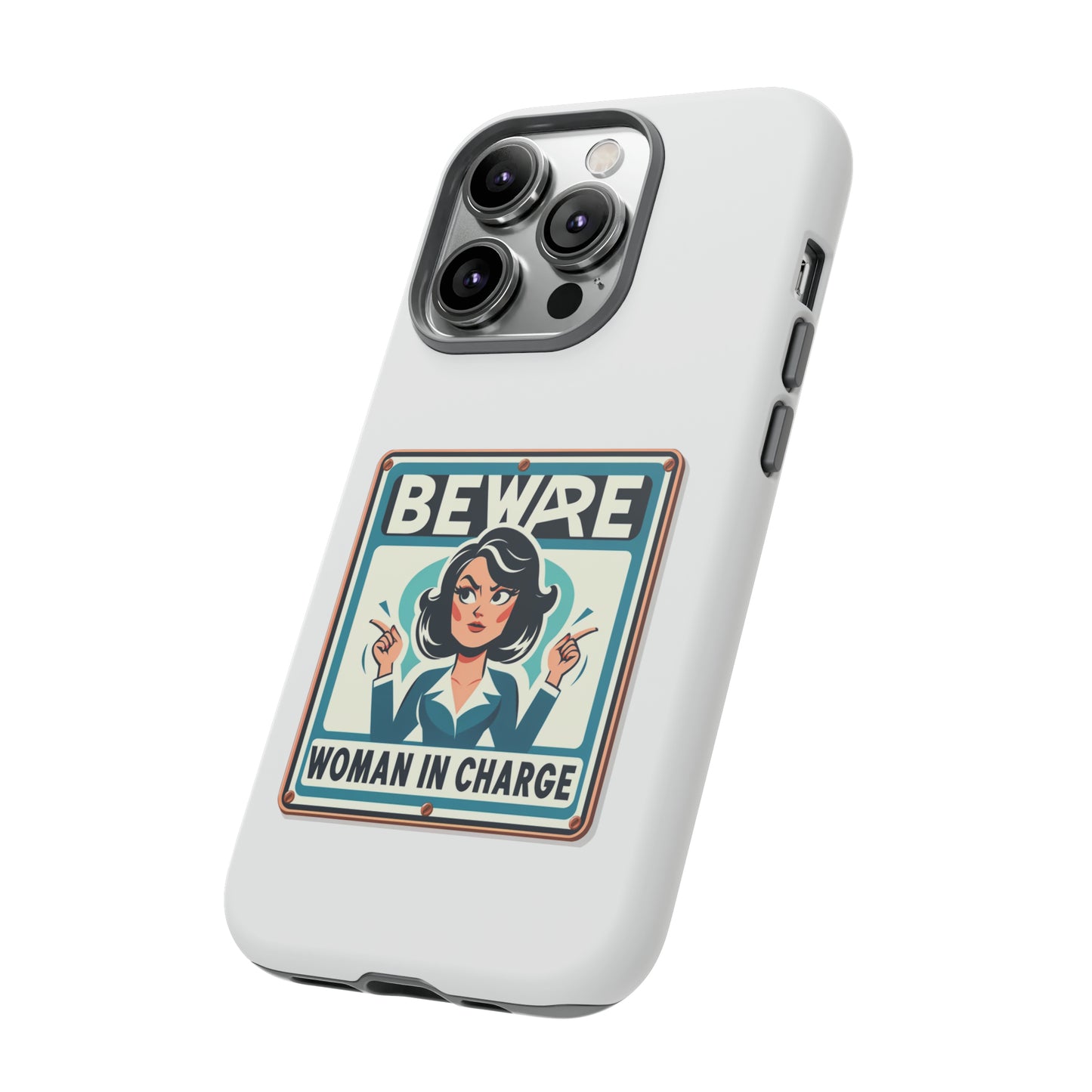 Woman In Charge (Retro 70s - White) - Tough Cases