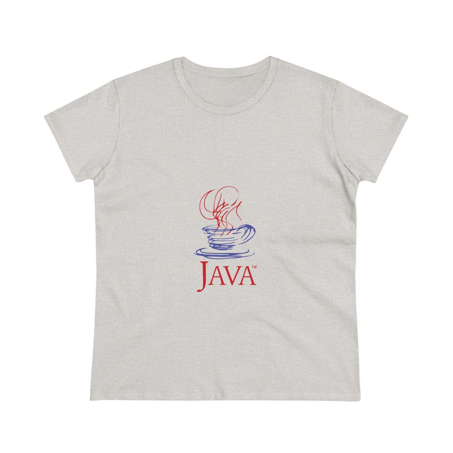 Java Retro Logo T-shirt - Women's Midweight Cotton Tee