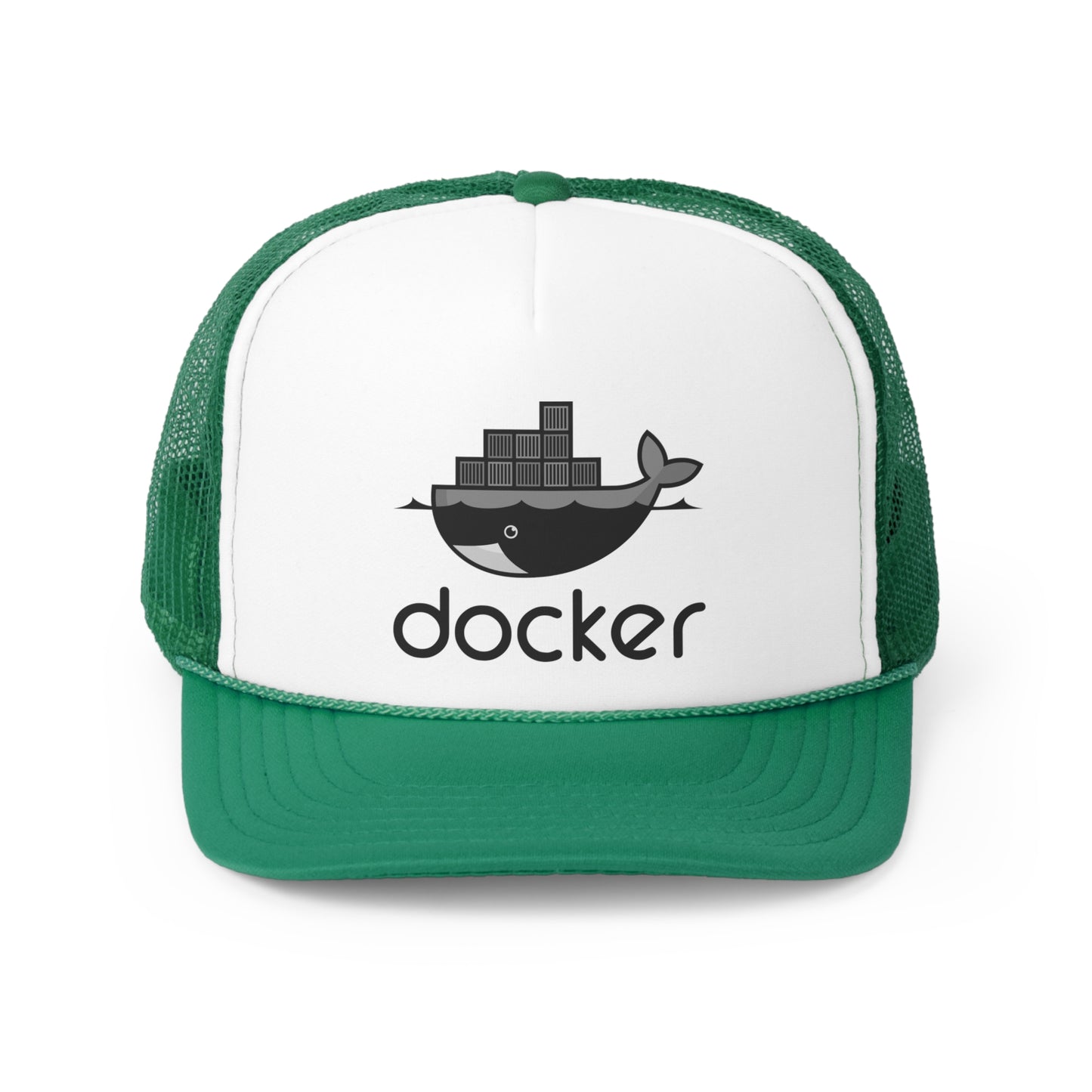Docker Black Logo - Trucker Cap