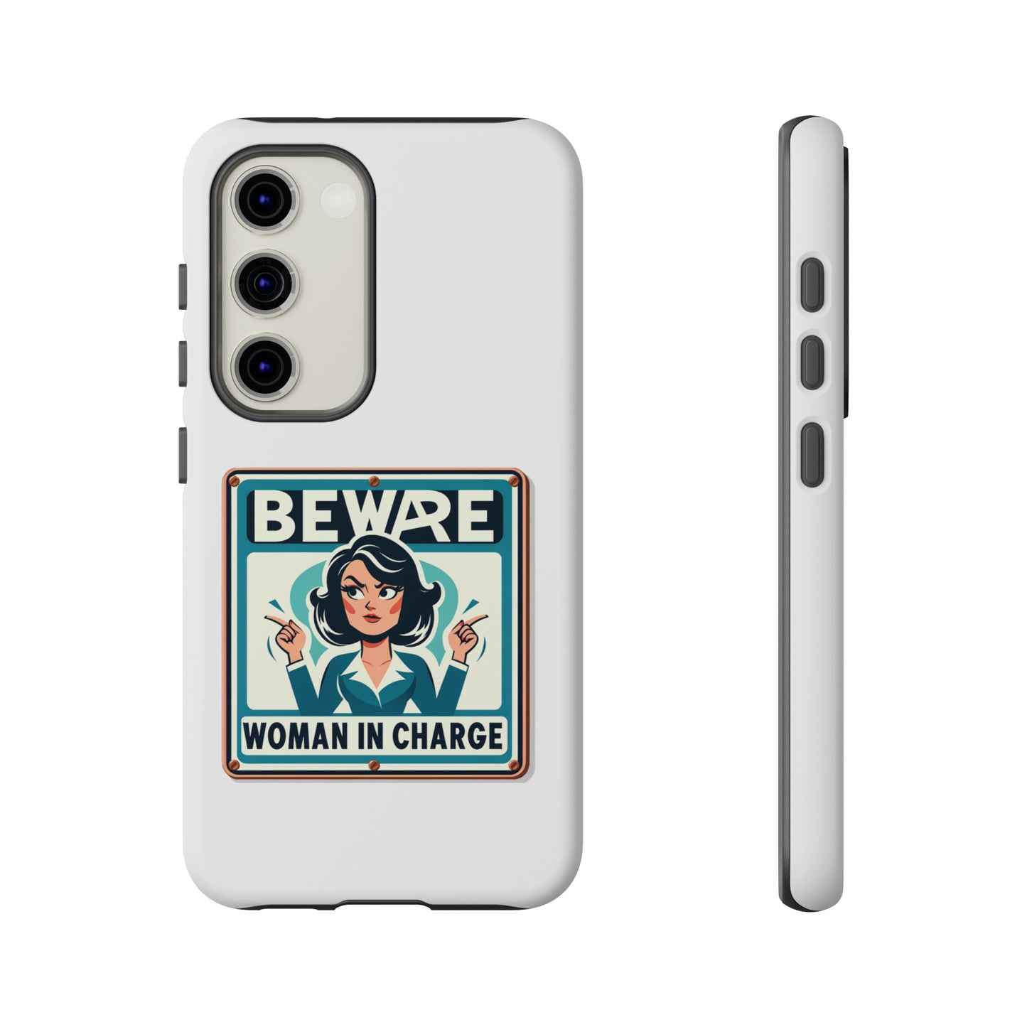 Woman In Charge (Retro 70s - White) - Tough Cases