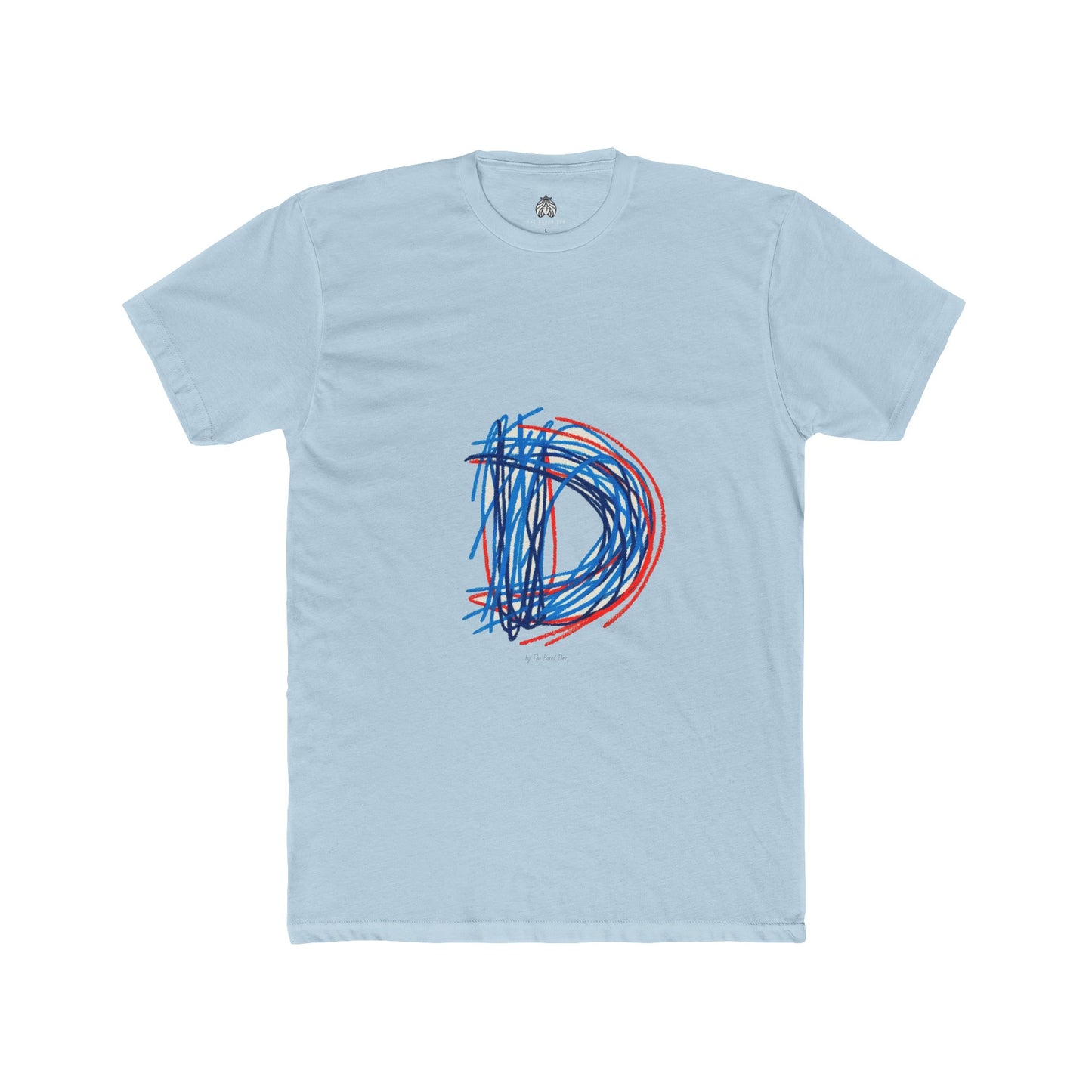 Scribbles (Letter D) T-Shirt - Men