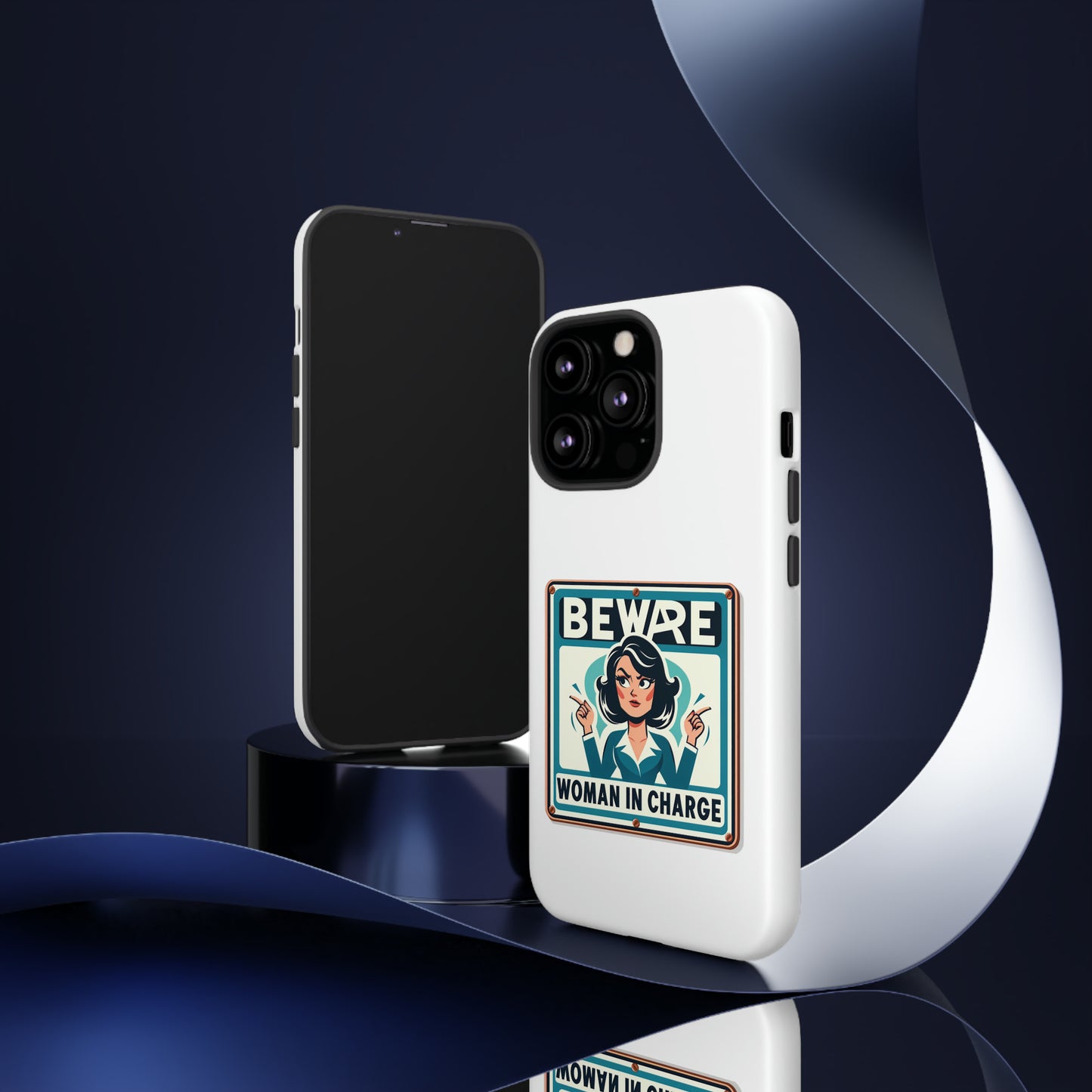 Woman In Charge (Retro 70s - White) - Tough Cases