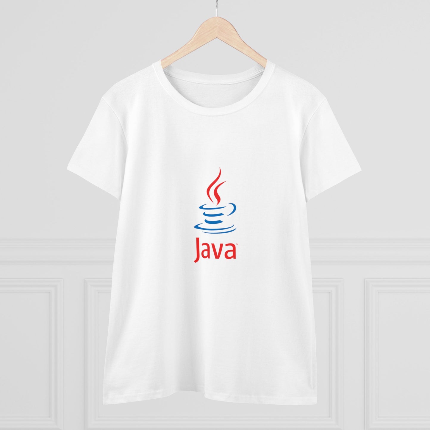 Java Logo T-shirt - Women's Midweight Cotton Tee