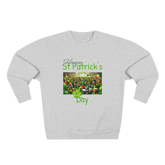 Happy St Patrick's Day - Unisex Crewneck Sweatshirt