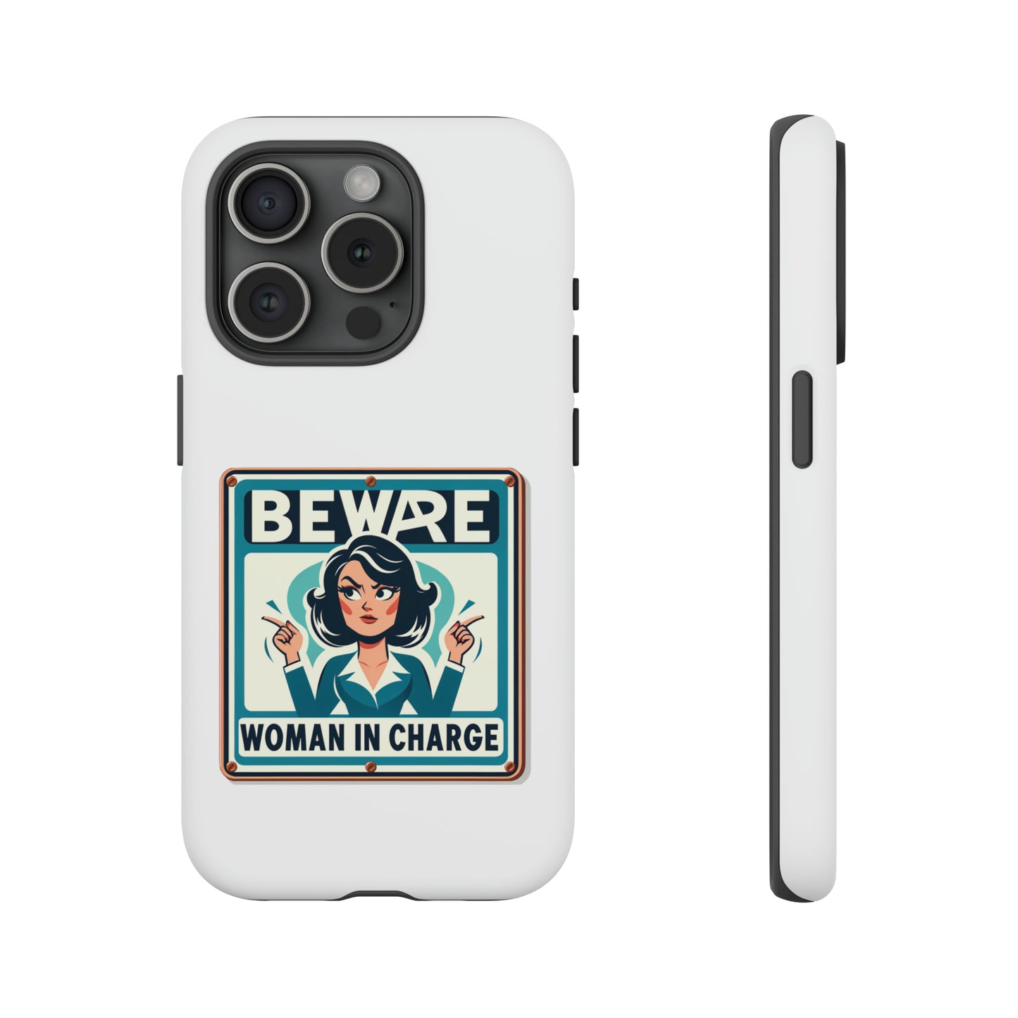 Woman In Charge (Retro 70s - White) - Tough Cases