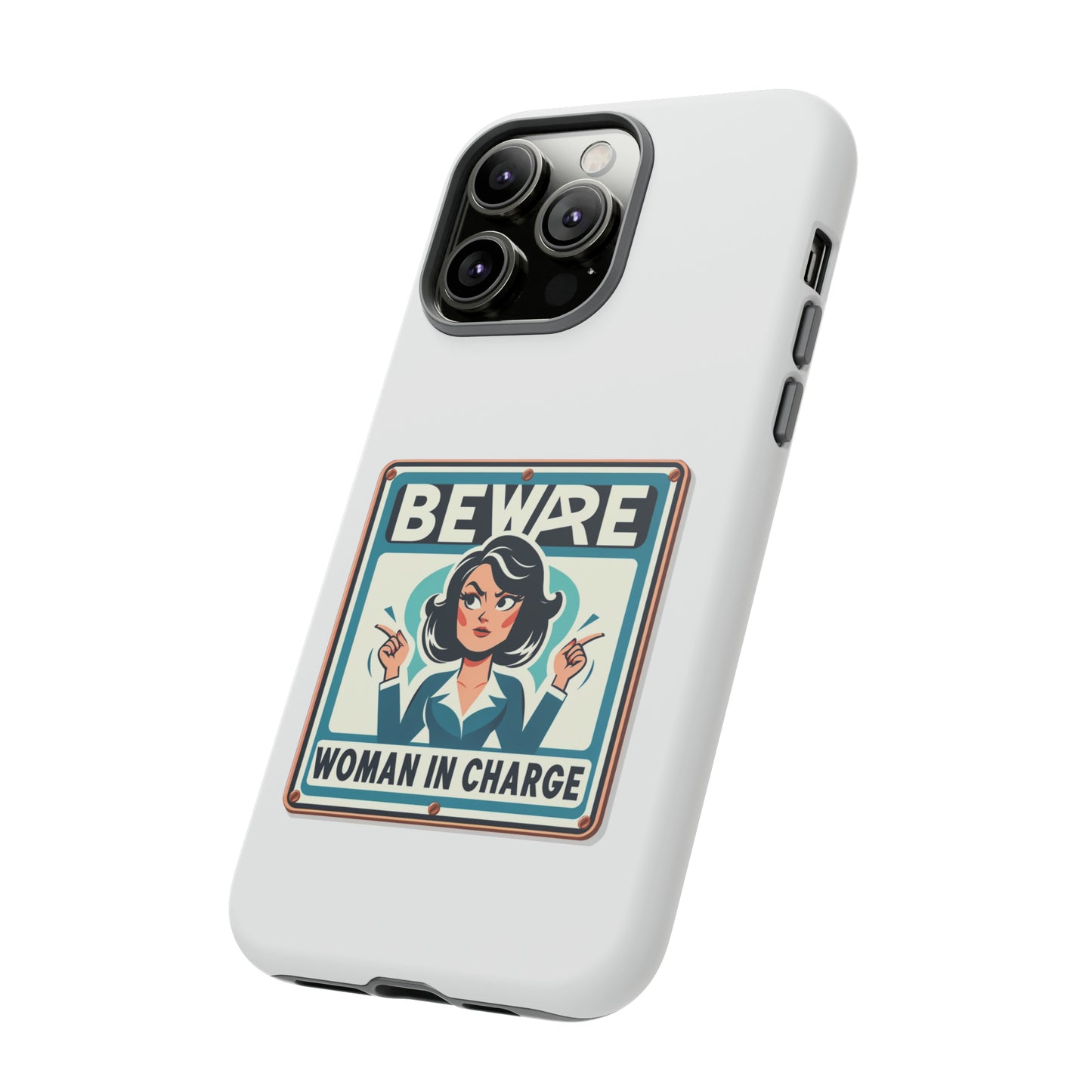 Woman In Charge (Retro 70s - White) - Tough Cases