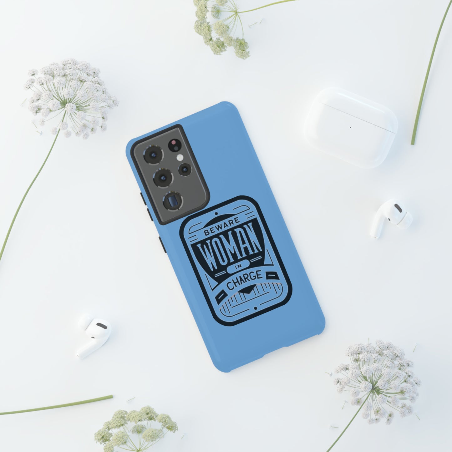 Woman In Charge (Light Blue) - Tough Cases