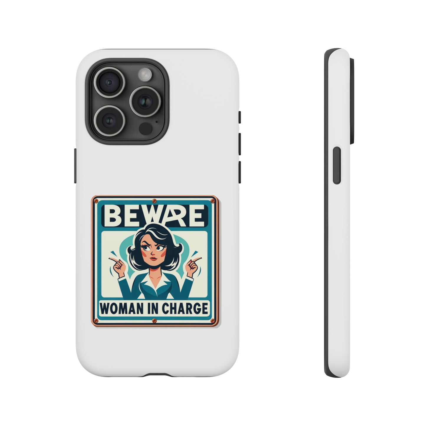 Woman In Charge (Retro 70s - White) - Tough Cases