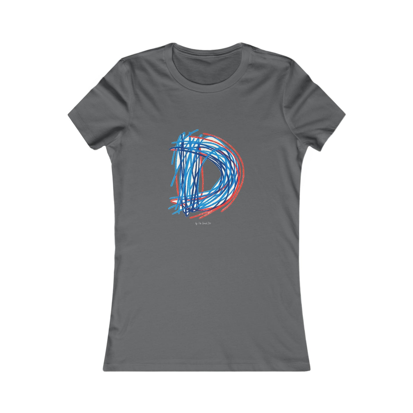 Scribbles (Letter D) T-shirt - Women's Favorite Tee