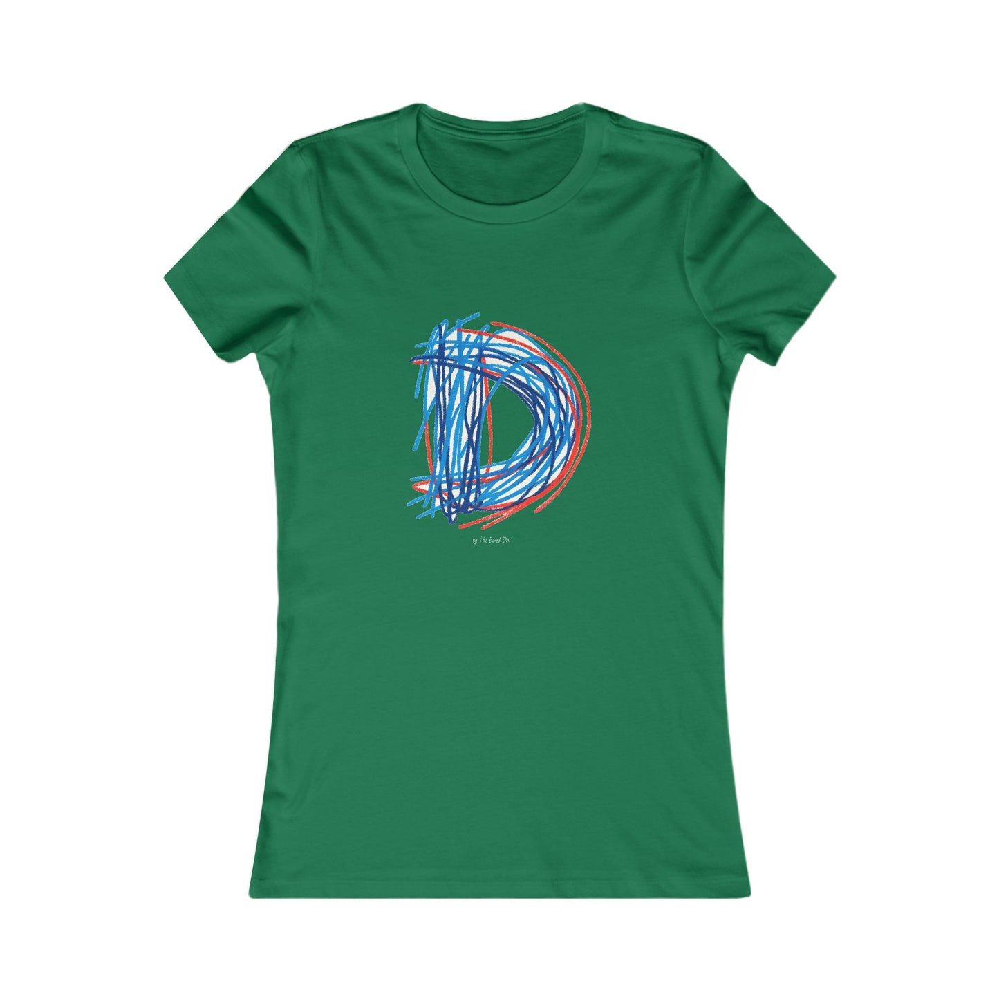 Scribbles (Letter D) T-shirt - Women's Favorite Tee
