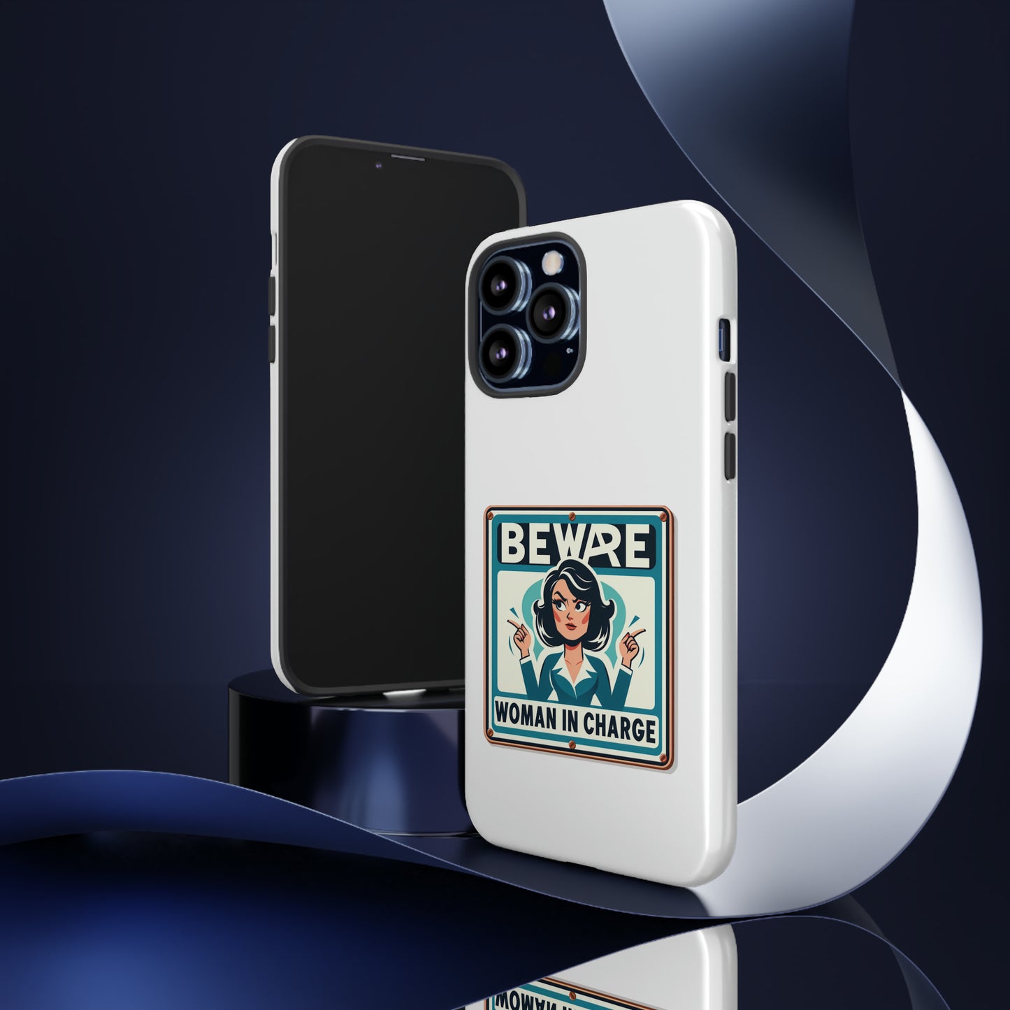 Woman In Charge (Retro 70s - White) - Tough Cases