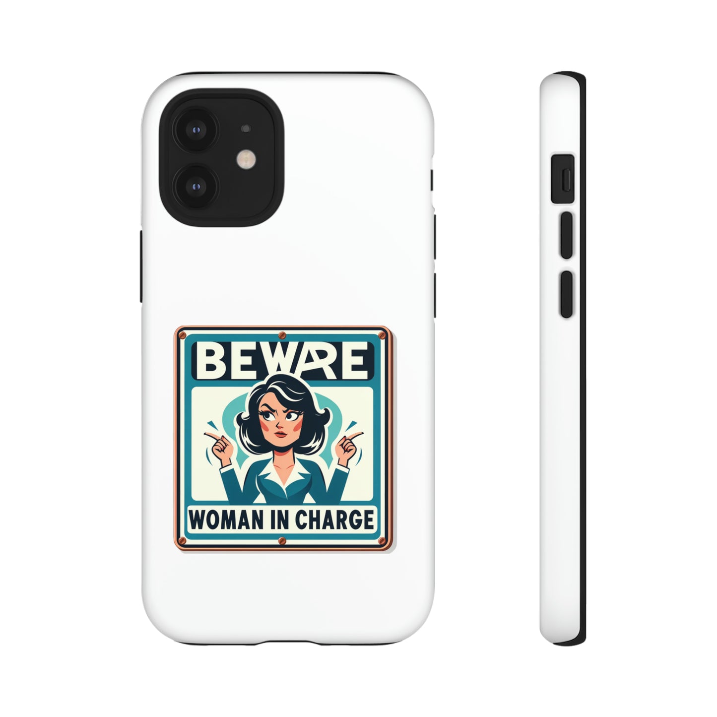 Woman In Charge (Retro 70s - White) - Tough Cases