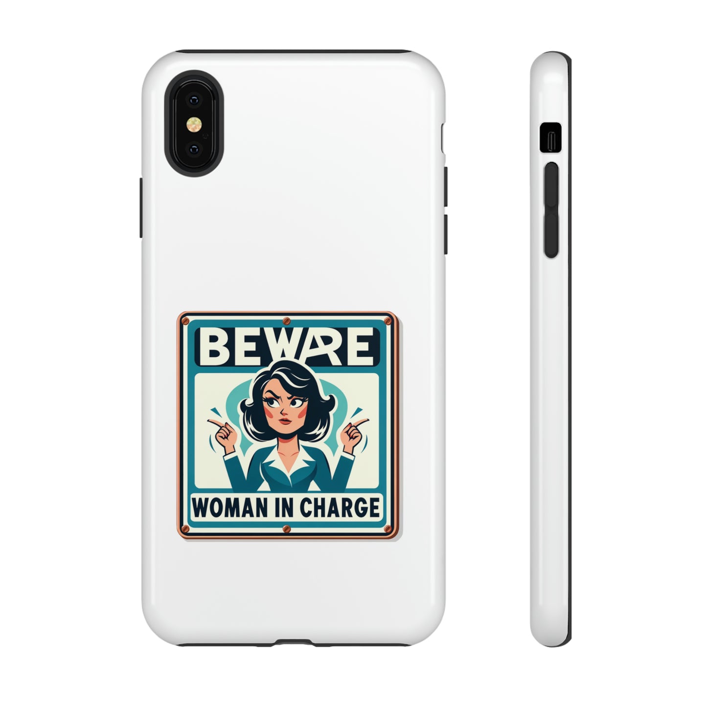 Woman In Charge (Retro 70s - White) - Tough Cases