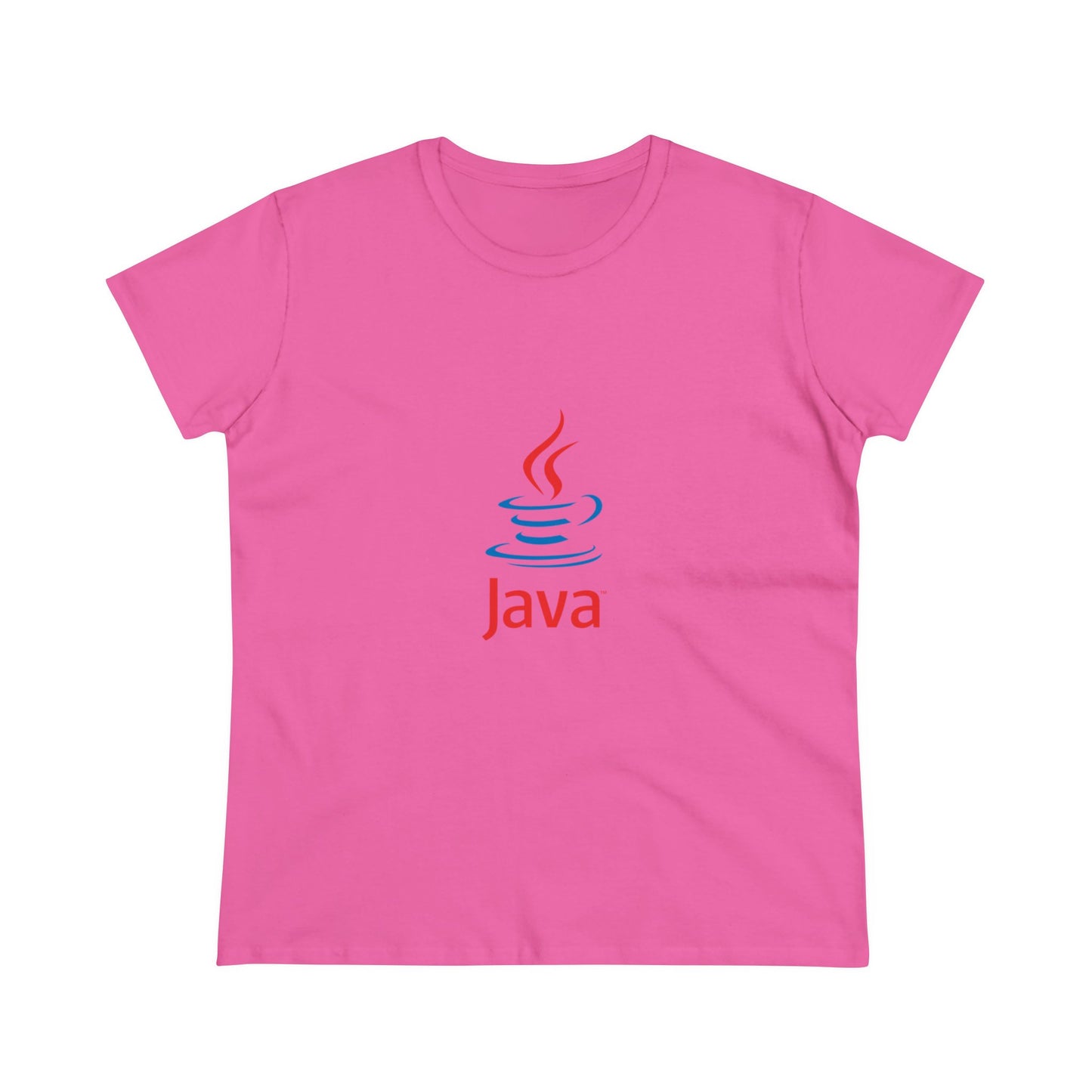 Java Logo T-shirt - Women's Midweight Cotton Tee