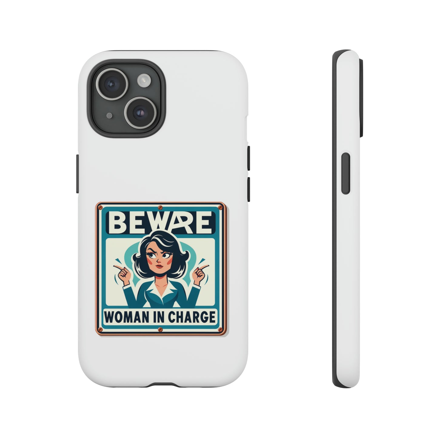 Woman In Charge (Retro 70s - White) - Tough Cases