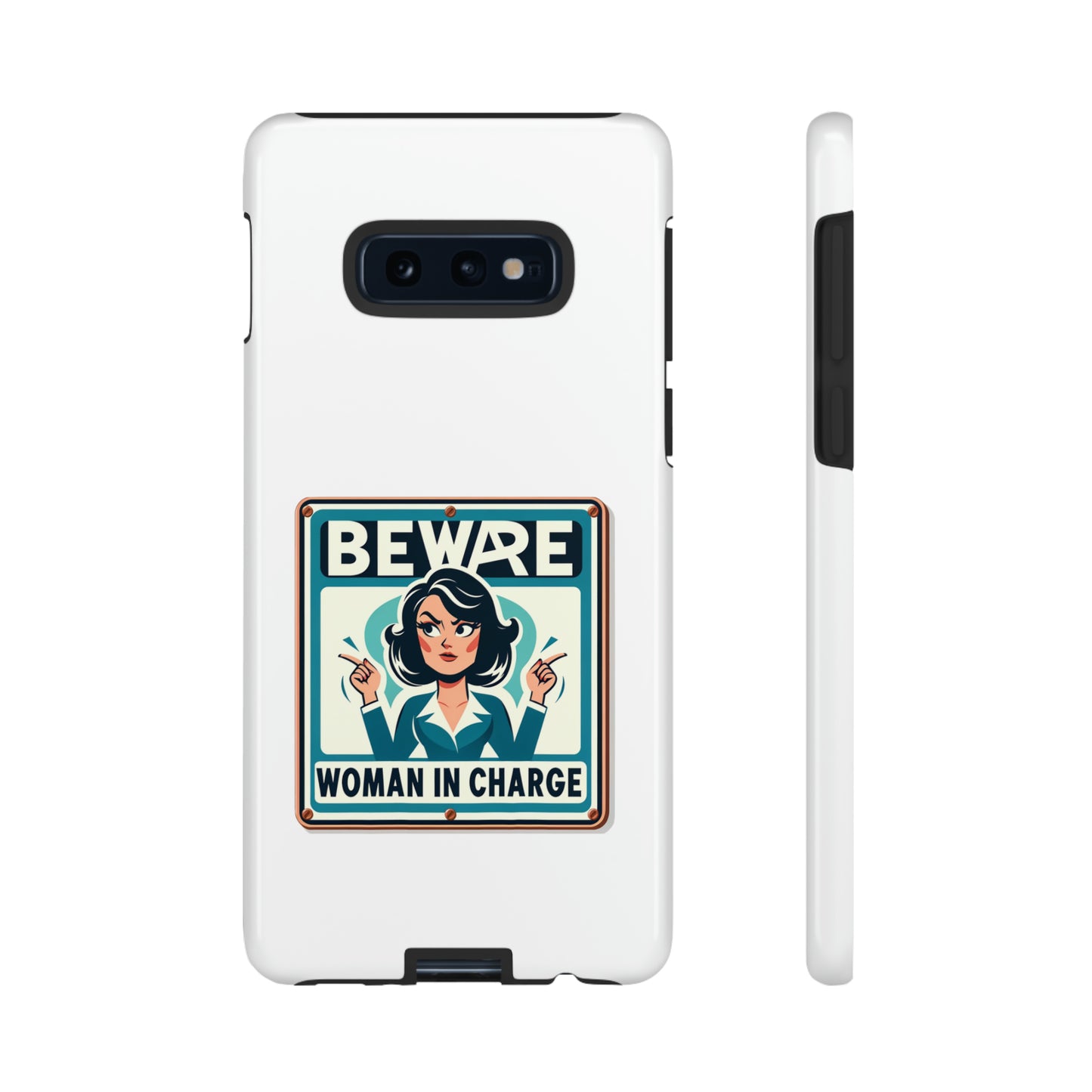 Woman In Charge (Retro 70s - White) - Tough Cases