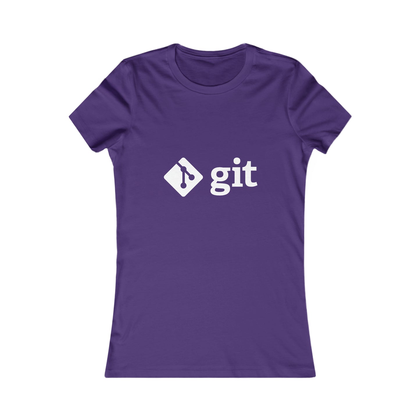 Git Logo & Text - Women's Favorite Tee