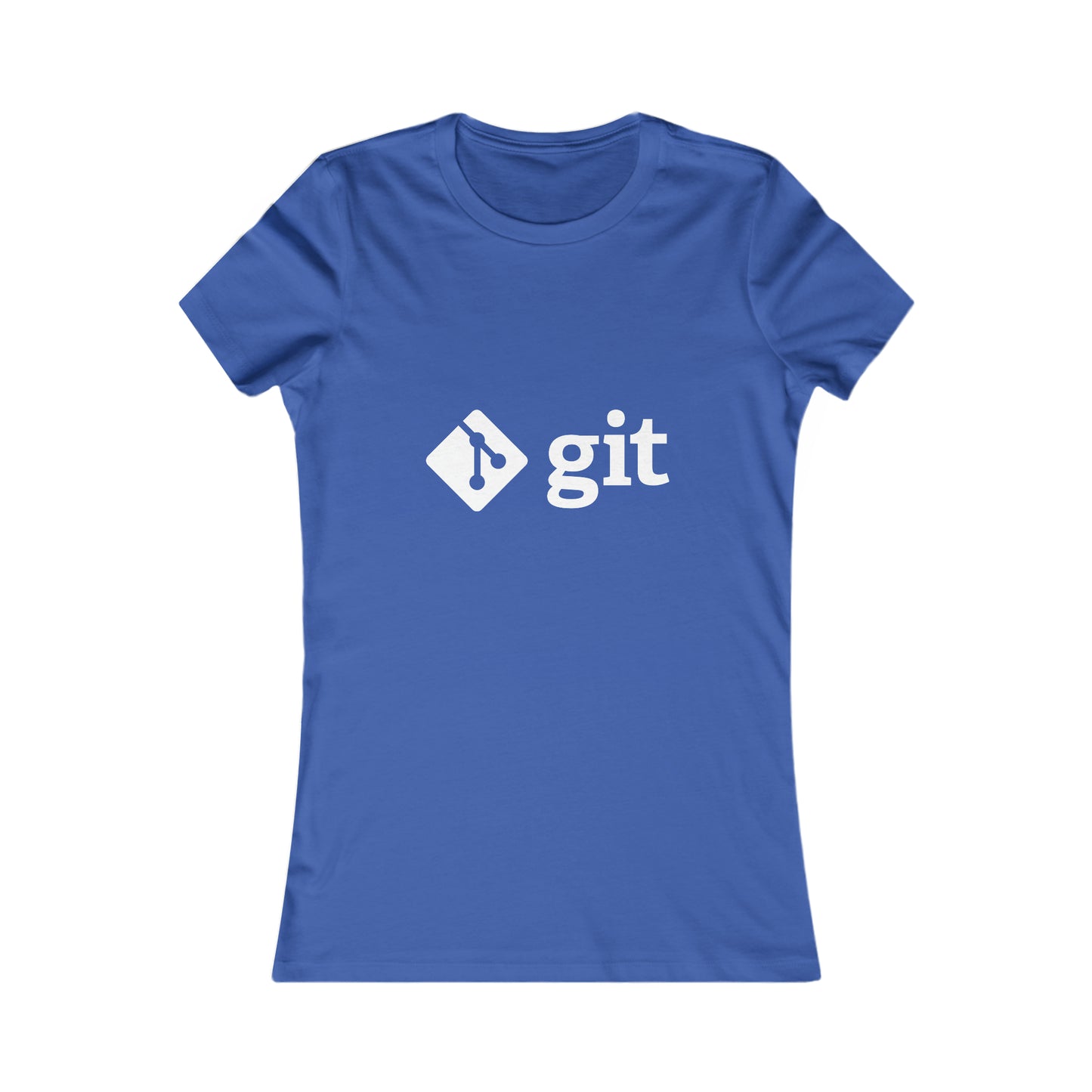 Git Logo & Text - Women's Favorite Tee