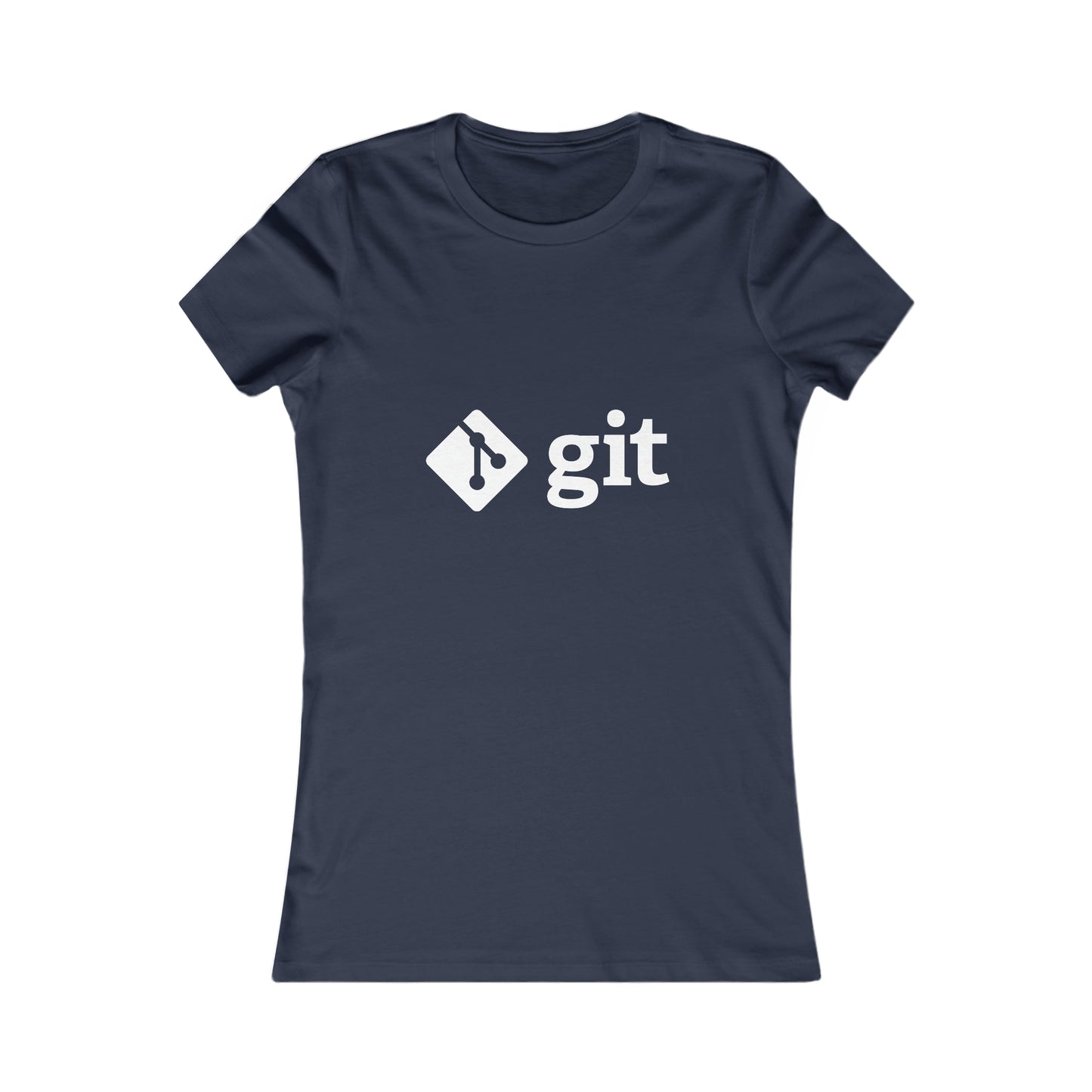 Git Logo & Text - Women's Favorite Tee