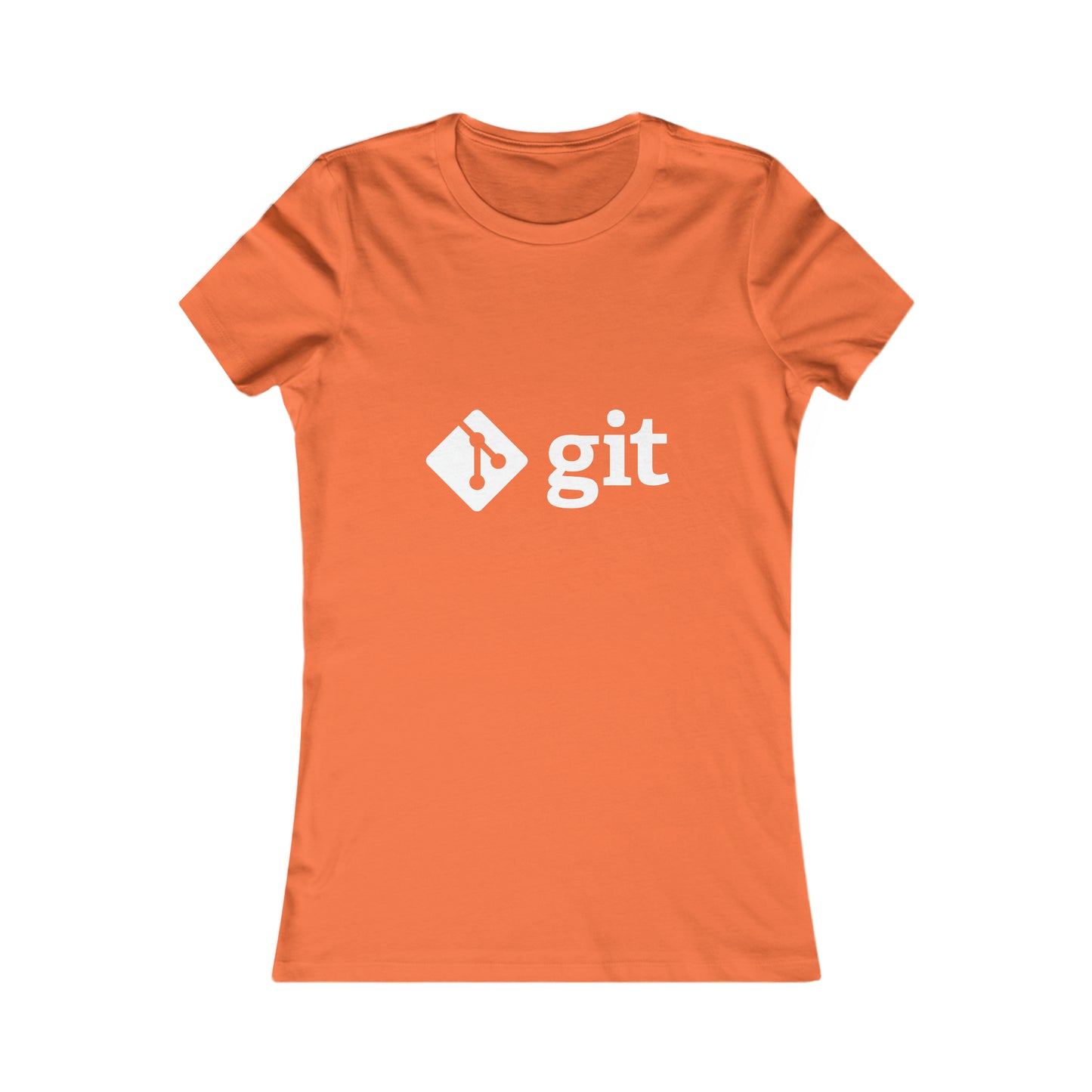 Git Logo & Text - Women's Favorite Tee