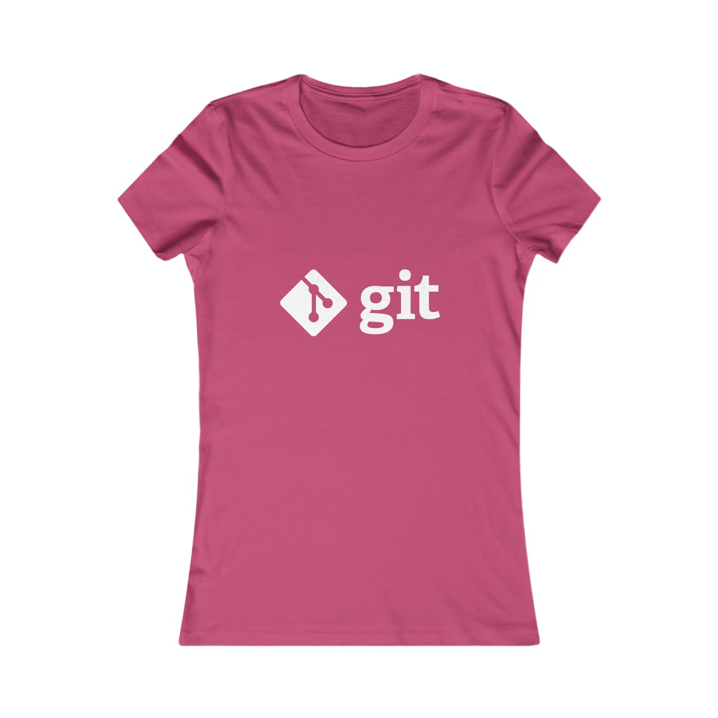 Git Logo & Text - Women's Favorite Tee