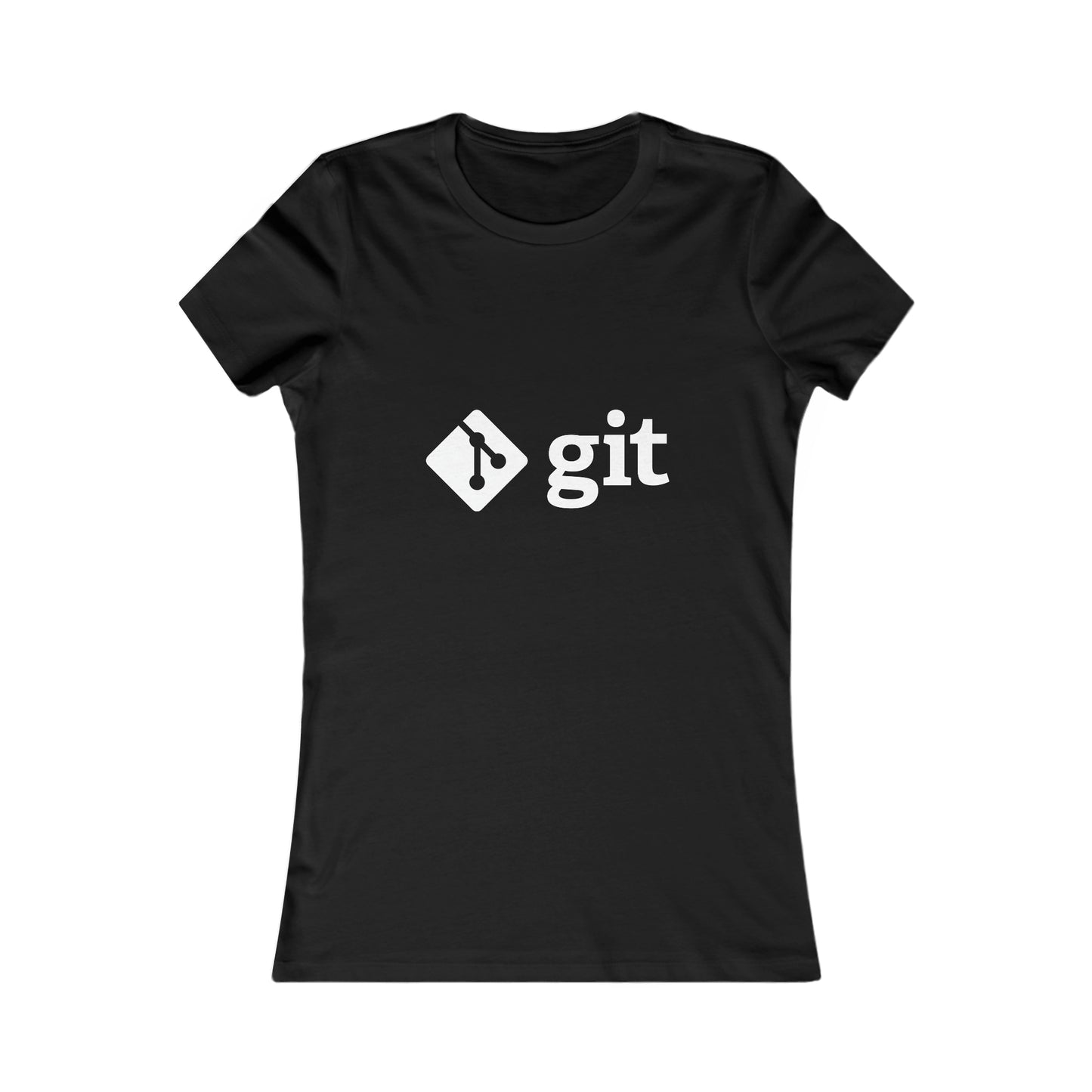 Git Logo & Text - Women's Favorite Tee