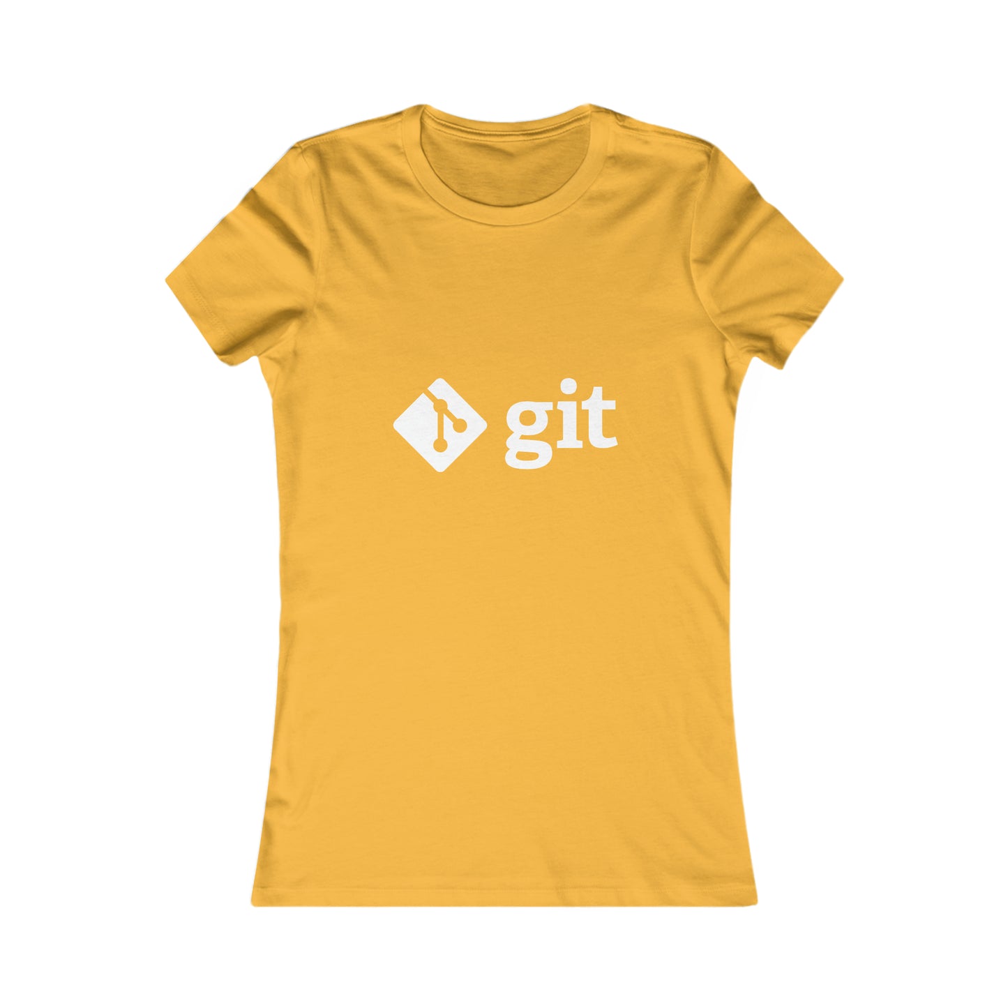 Git Logo & Text - Women's Favorite Tee