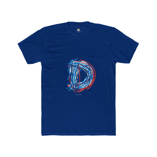 Scribbles (Letter D) T-Shirt - Men