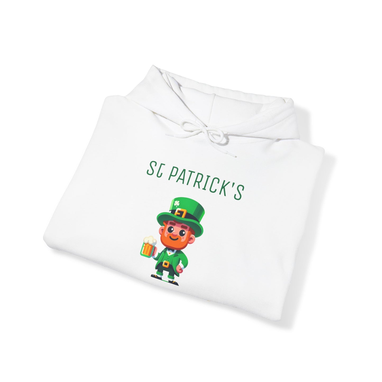 Saint Patrick's Is Here Male - Unisex Heavy Blend™ Hooded Sweatshirt