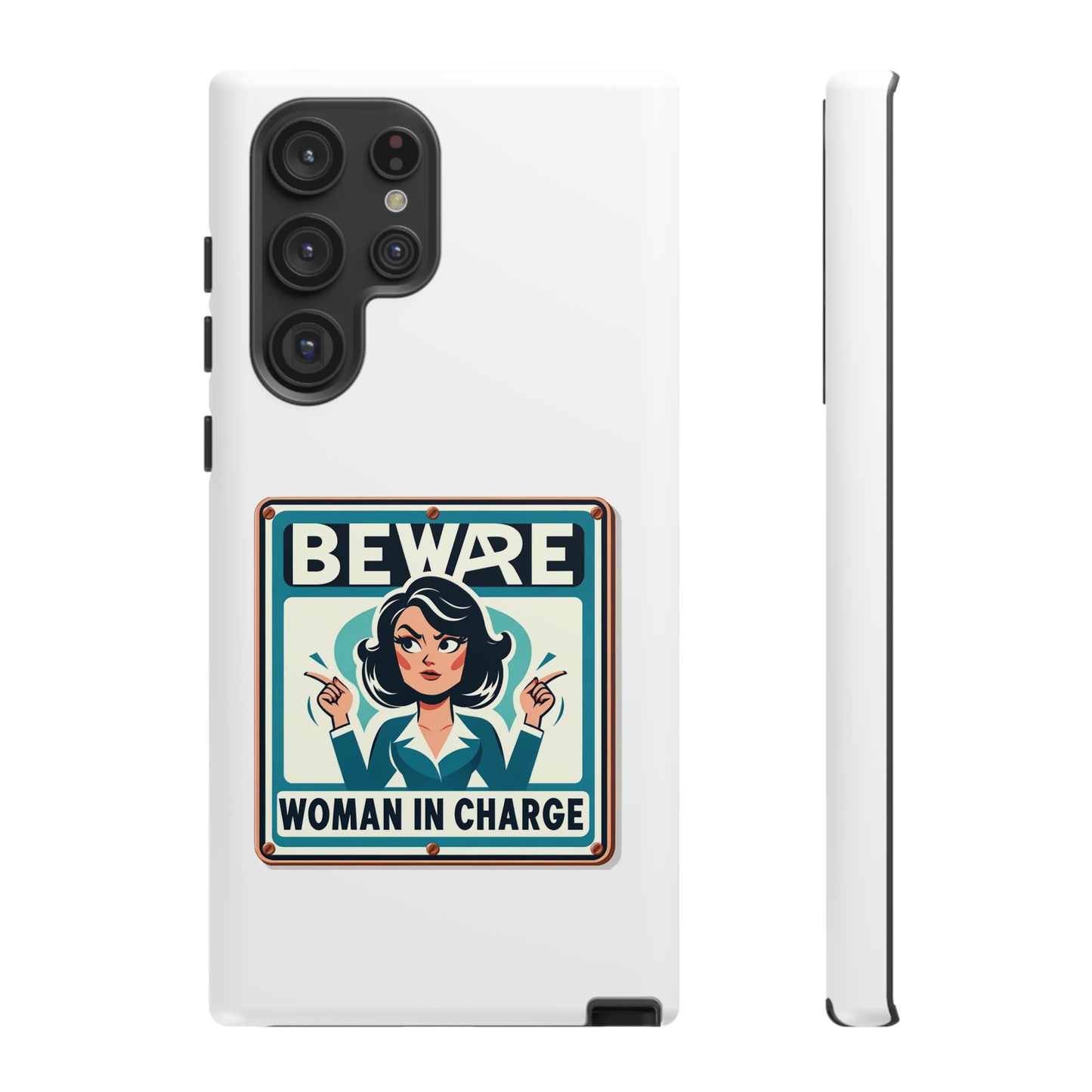 Woman In Charge (Retro 70s - White) - Tough Cases