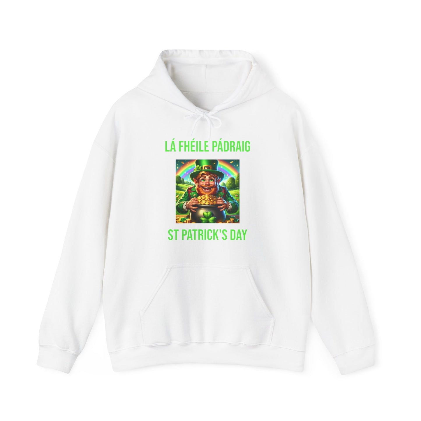 Lá fhéile Pádraig/St Patrick's Day - Unisex Heavy Blend™ Hooded Sweatshirt