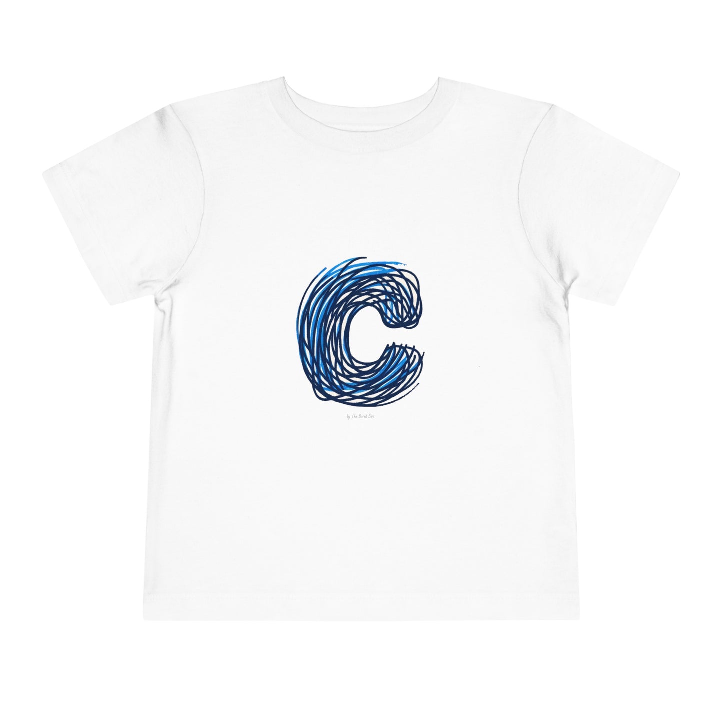 Scribbles (Letter C) T-Shirt - Toddler Short Sleeve Tee
