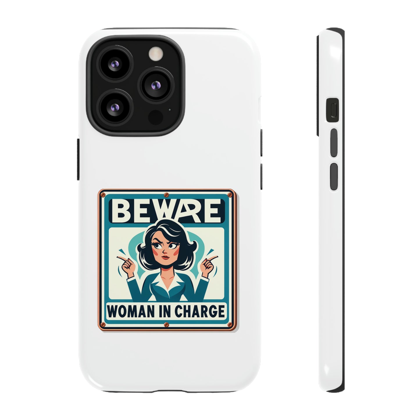 Woman In Charge (Retro 70s - White) - Tough Cases