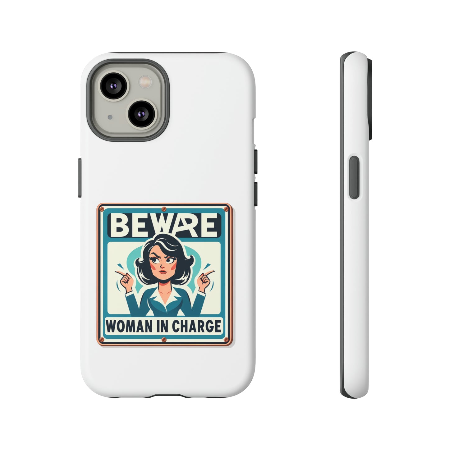 Woman In Charge (Retro 70s - White) - Tough Cases